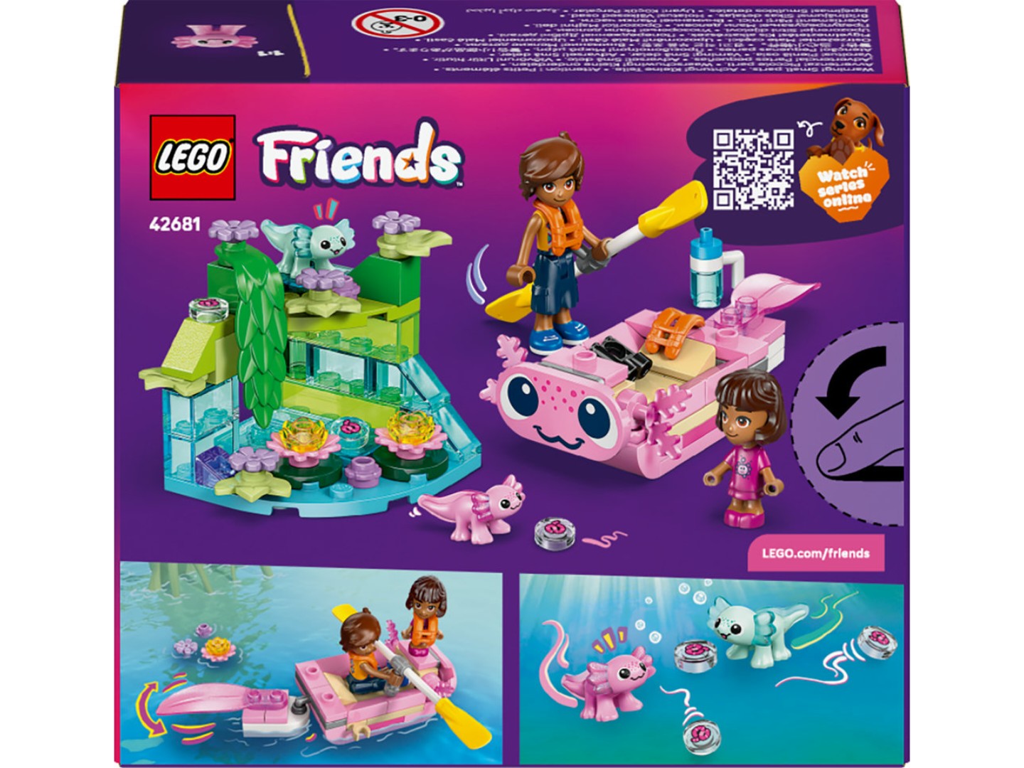 Конструктор LEGO Friends Пригодницький човен «Аксолотль» (42681) — фото 2
