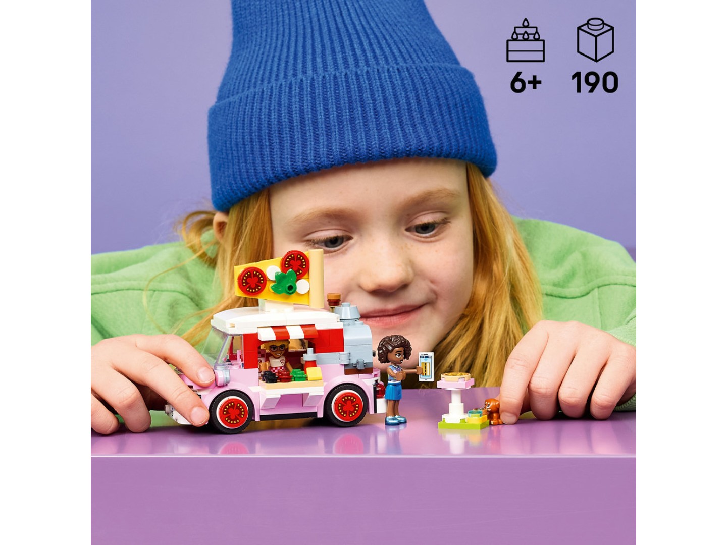 Конструктор LEGO Friends Вантажівка з піцою (42694) — фото 4