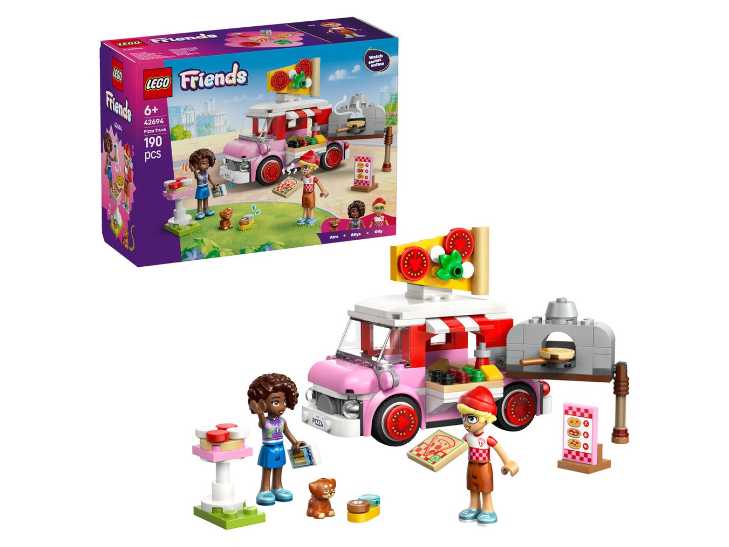 Конструктор LEGO Friends Вантажівка з піцою (42694) — фото 1