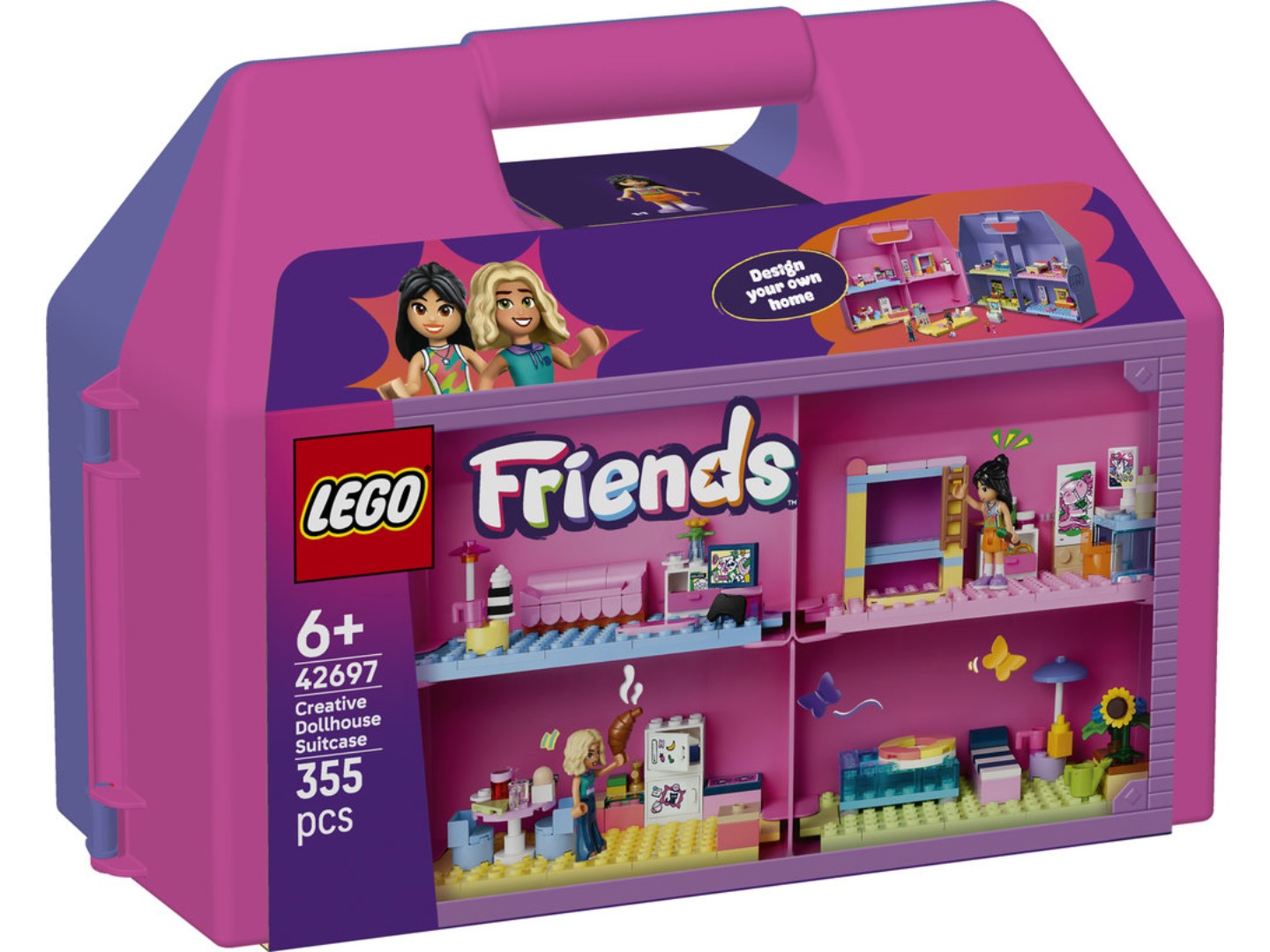 Конструктор LEGO Friends Ляльковий будиночок-валіза для творчої гри (42697) — фото 10
