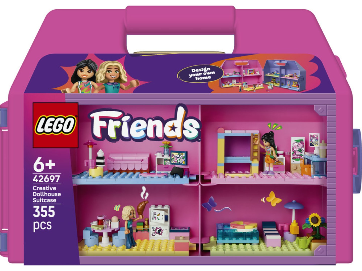 Конструктор LEGO Friends Ляльковий будиночок-валіза для творчої гри (42697) — фото 11