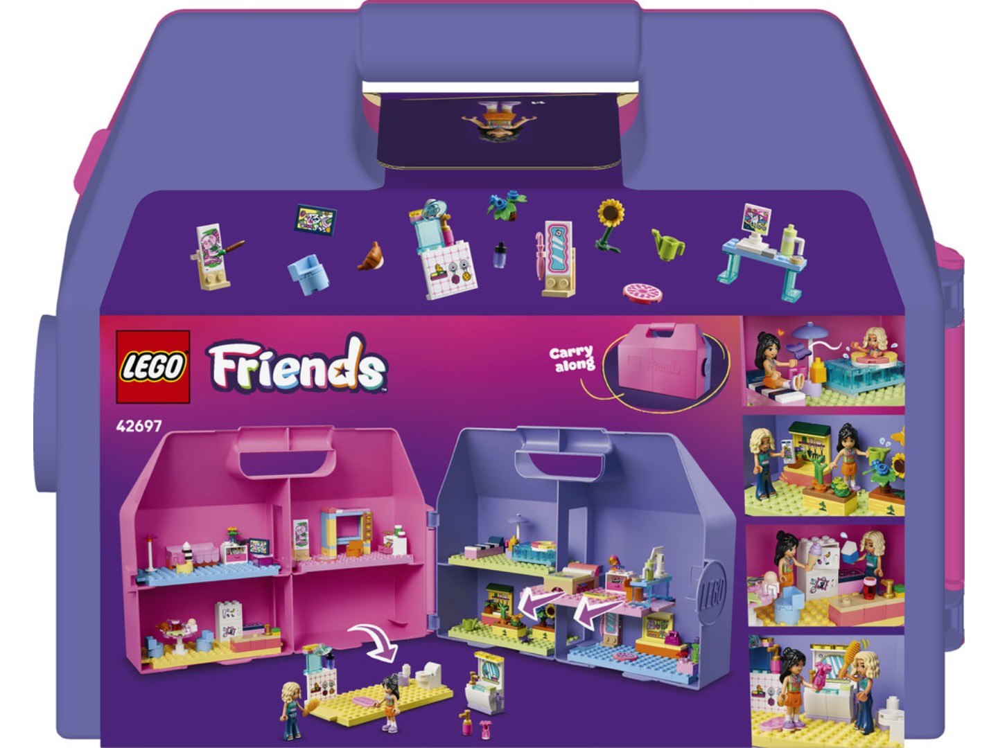 Конструктор LEGO Friends Ляльковий будиночок-валіза для творчої гри (42697) — фото 2