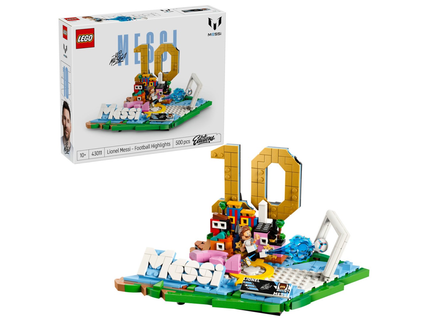 Конструктор LEGO Editions Football Ліонель Мессі — найкращі моменти футбольних матчів (43011) — фото 1