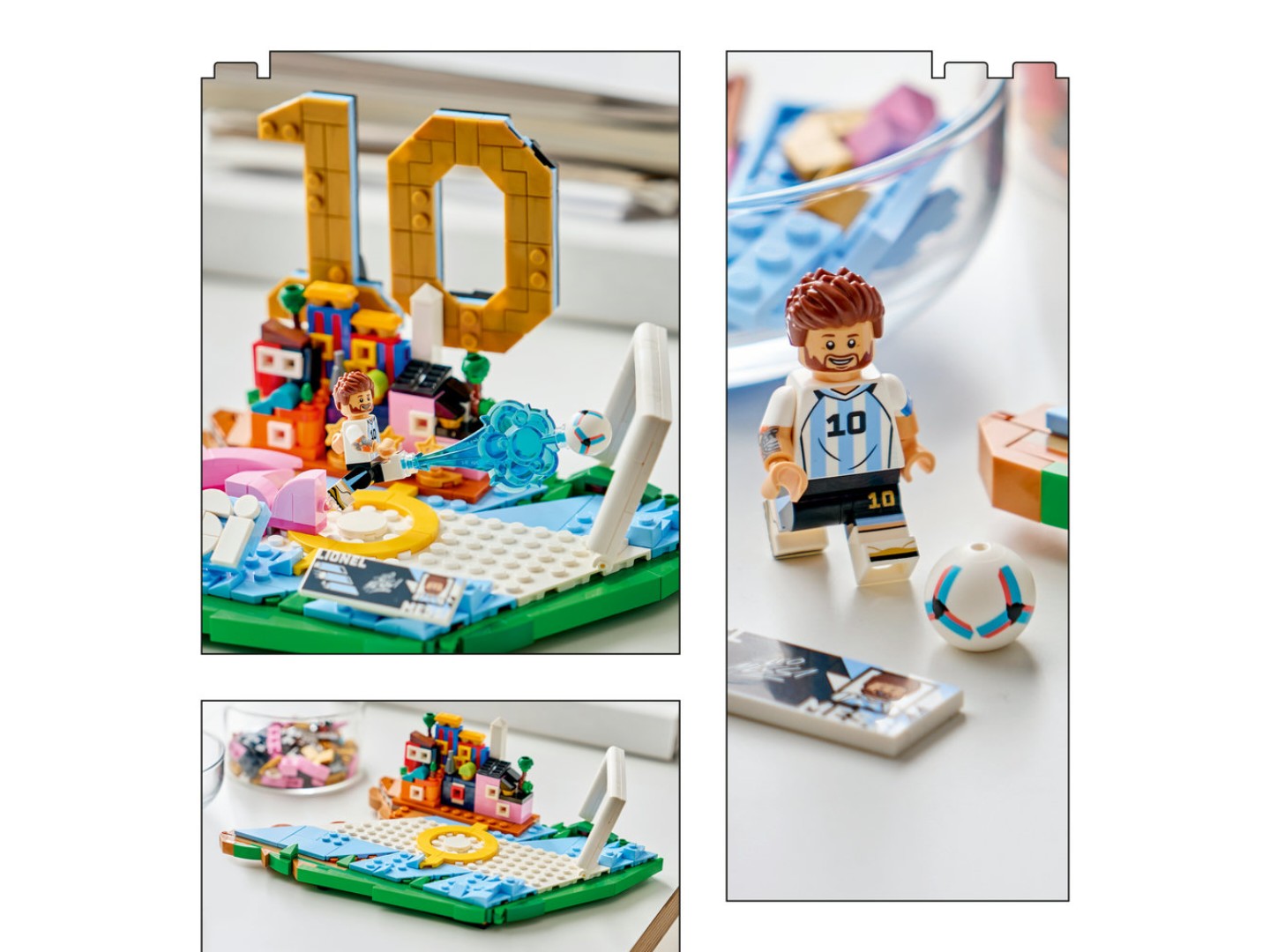 Конструктор LEGO Editions Football Ліонель Мессі — найкращі моменти футбольних матчів (43011) — фото 5