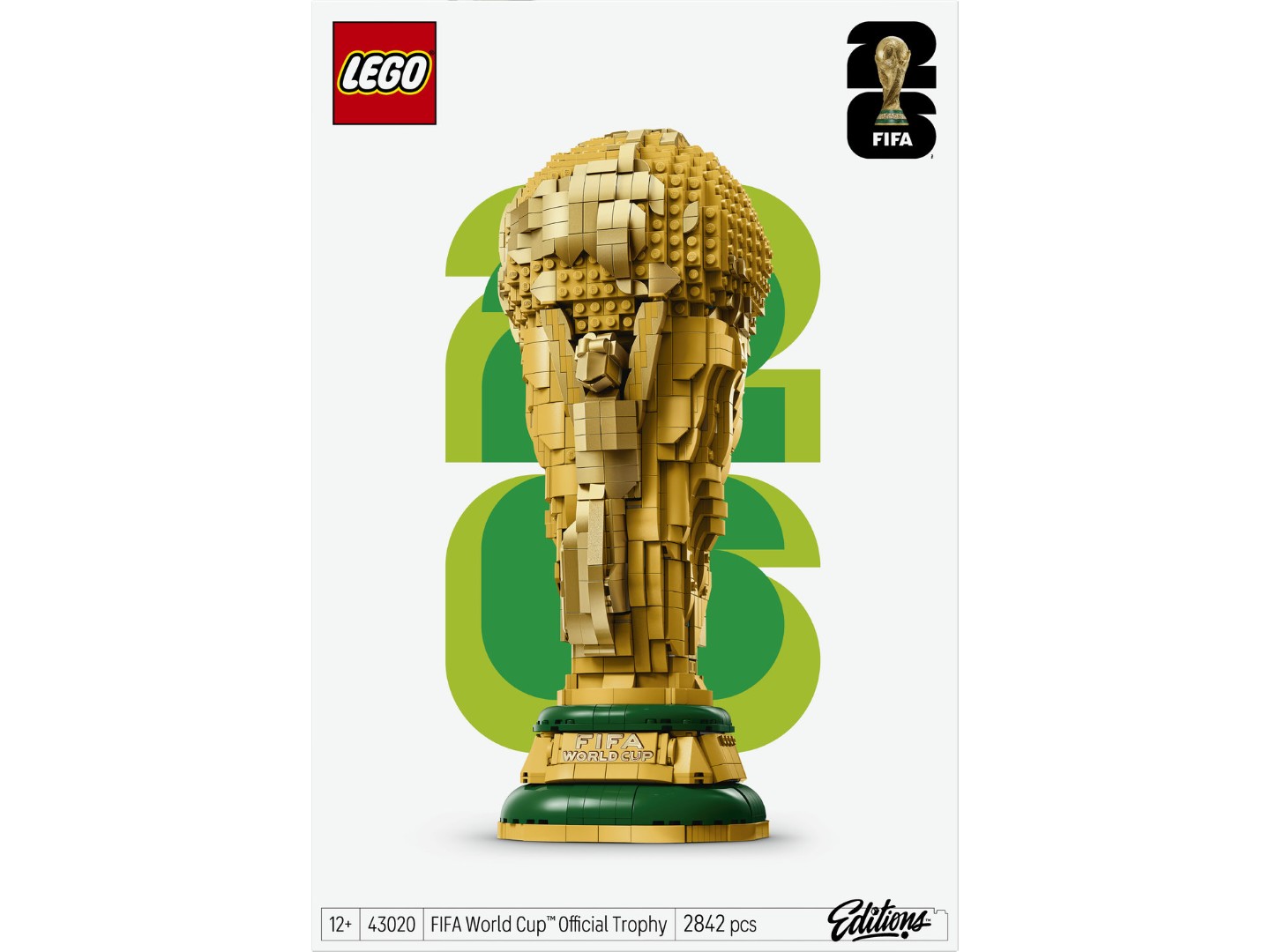Конструктор LEGO Editions Football Офіційний трофей чемпіонату світу з футболу FIFA (43020) — фото 10