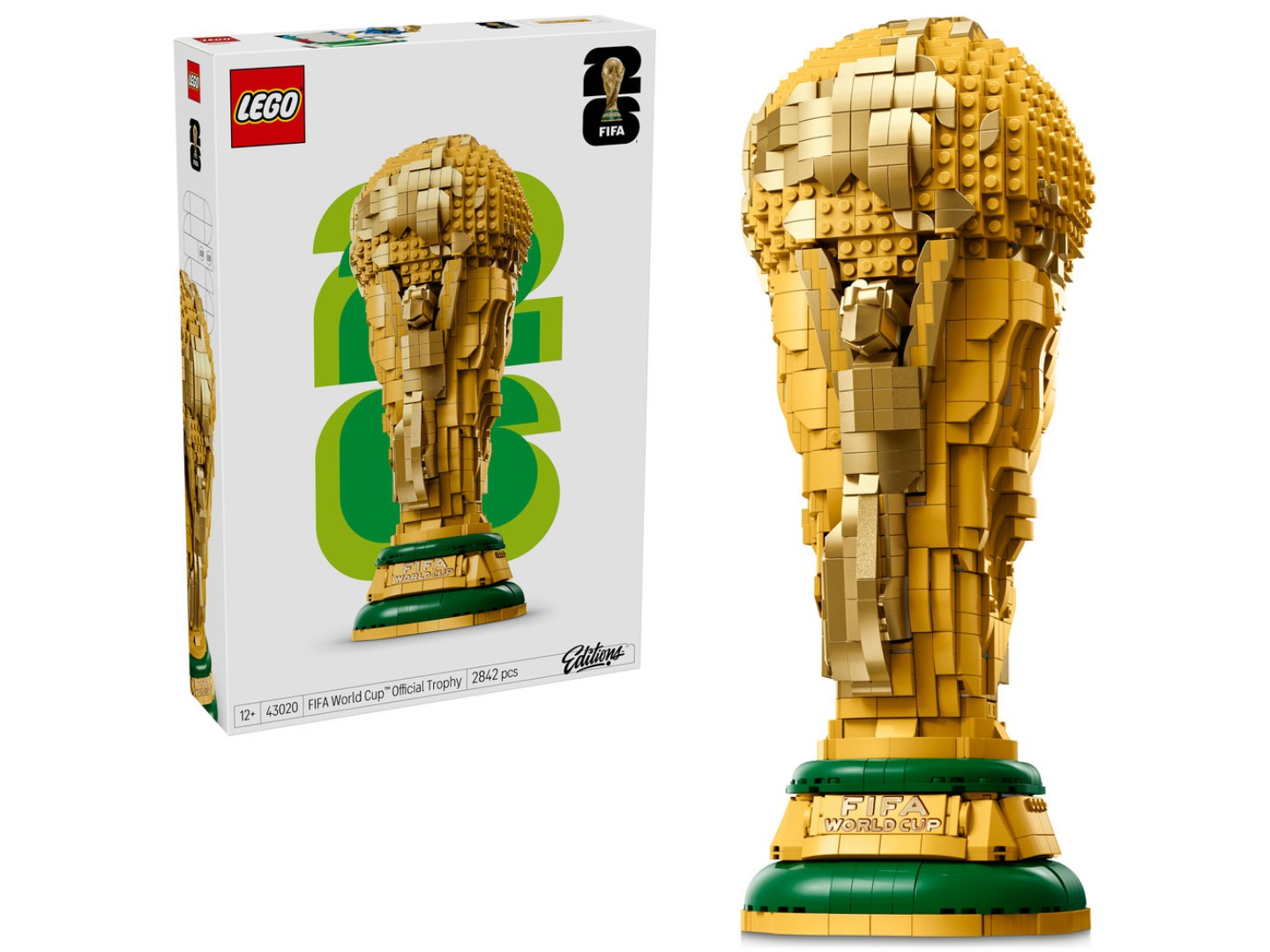 Конструктор LEGO Editions Football Офіційний трофей чемпіонату світу з футболу FIFA (43020) — фото 1