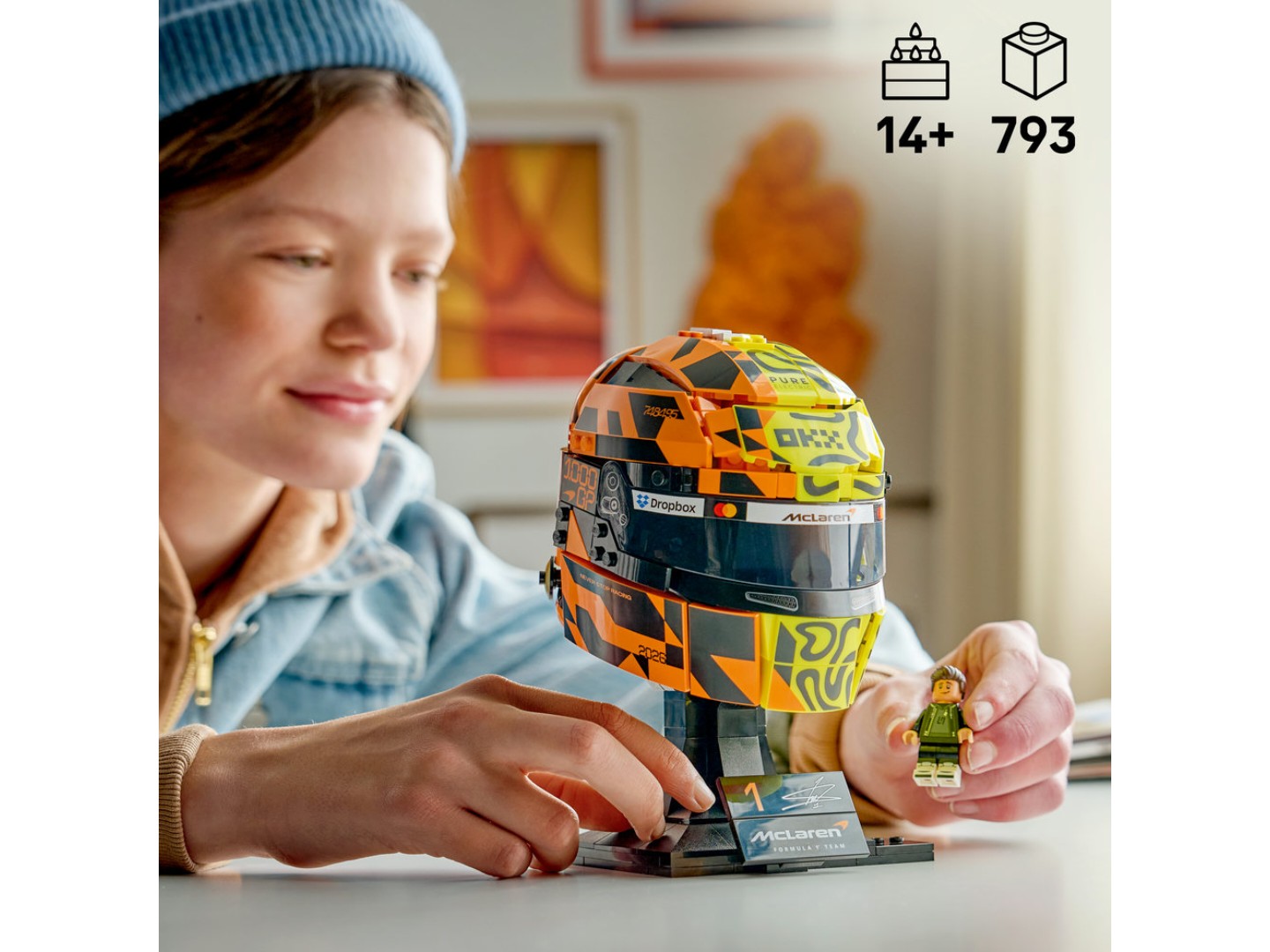 Конструктор LEGO Editions Formula 1 Шолом Ландо Норріса з команди McLaren Mastercard F1® Team (43023) — фото 4