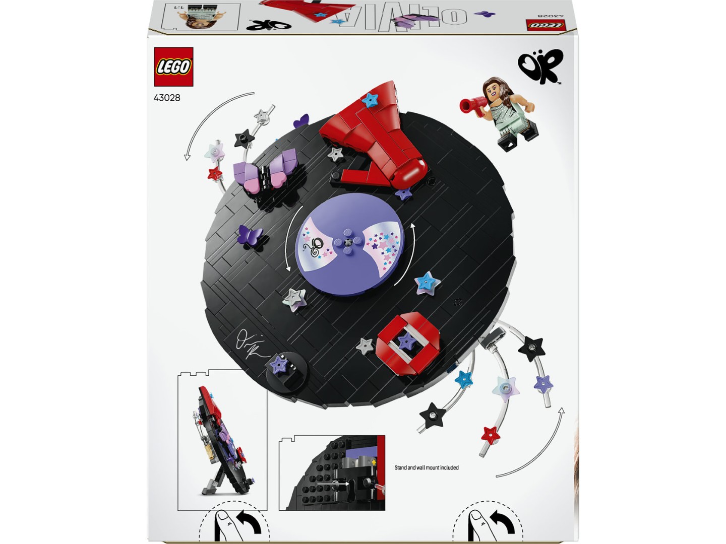 Конструктор LEGO Editions Music Вініл Олівії Родріґо (43028) — фото 2