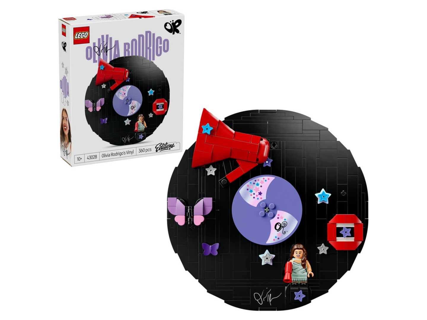 Конструктор LEGO Editions Music Вініл Олівії Родріґо (43028) — фото 1