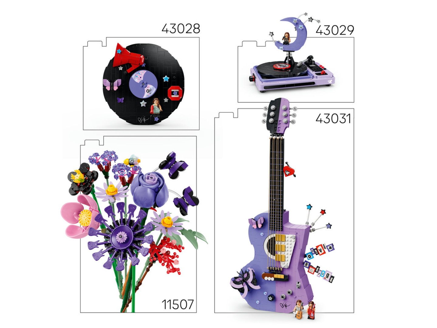 Конструктор LEGO Editions Music Вініл Олівії Родріґо (43028) — фото 10