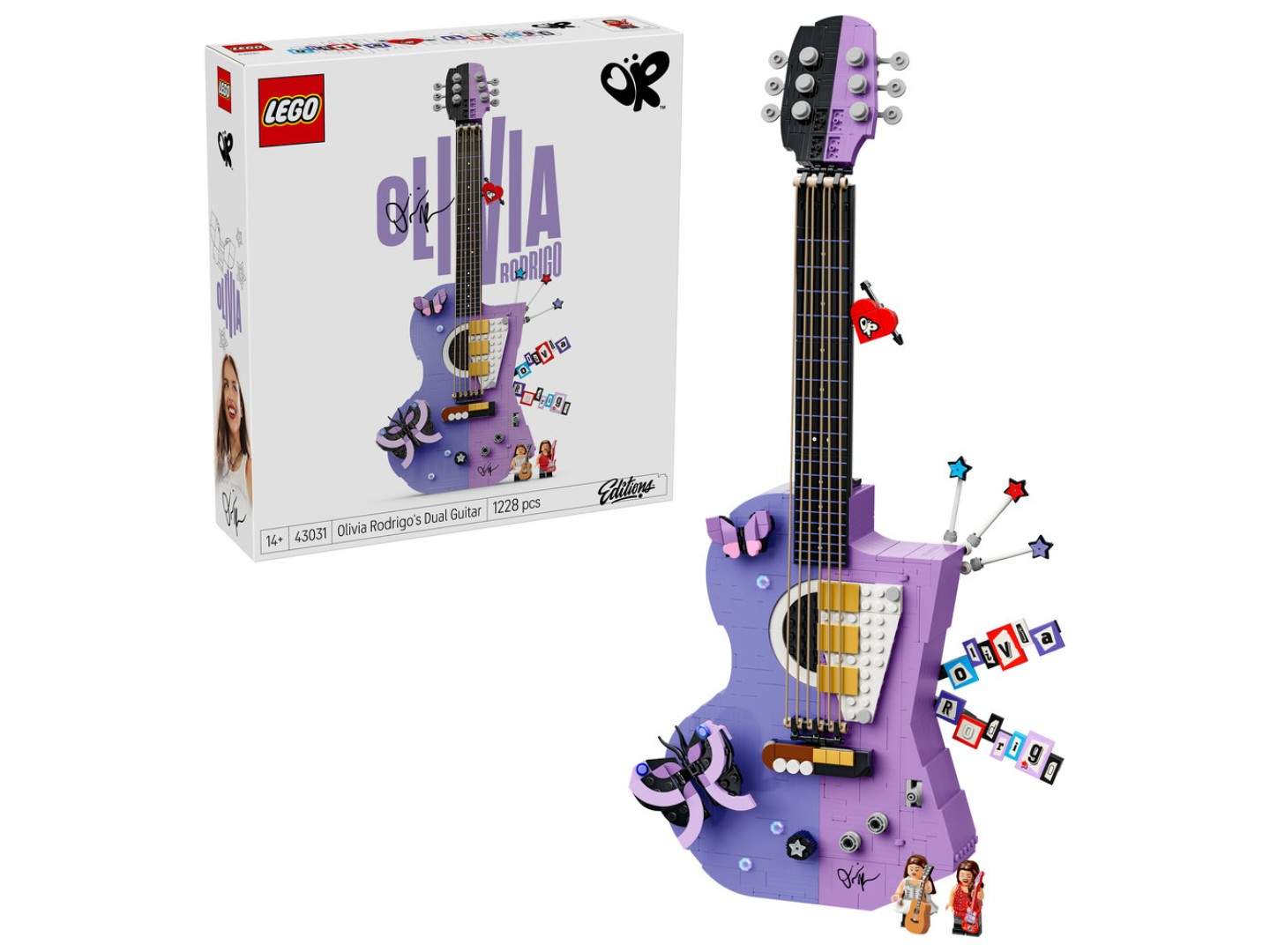 Конструктор LEGO Editions Music Подвійна гітара Олівії Родріґо (43031) — фото 1