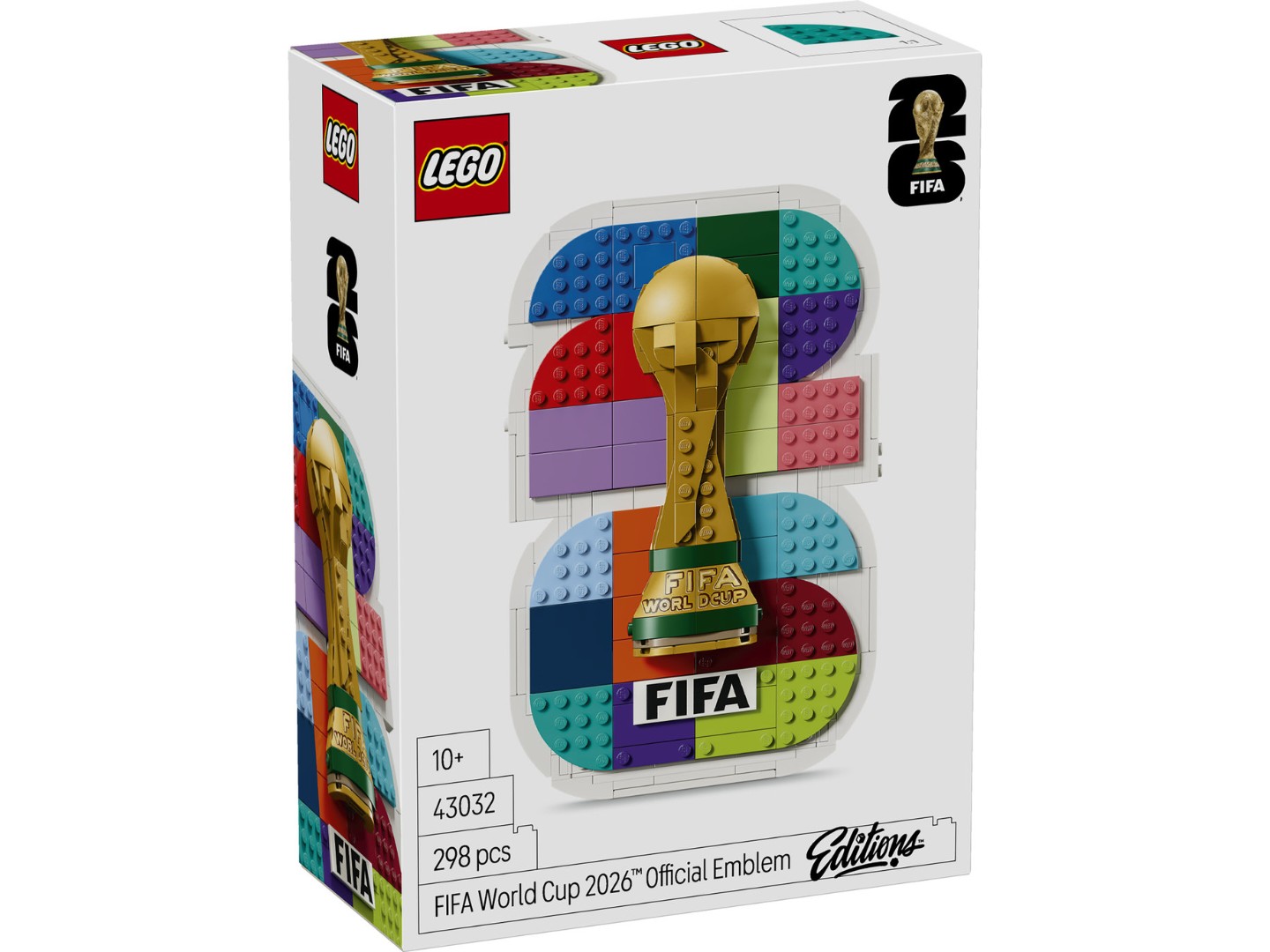 Конструктор LEGO Editions Football Офіційна емблема FIFA World Cup 2026™ (43032) — фото 10