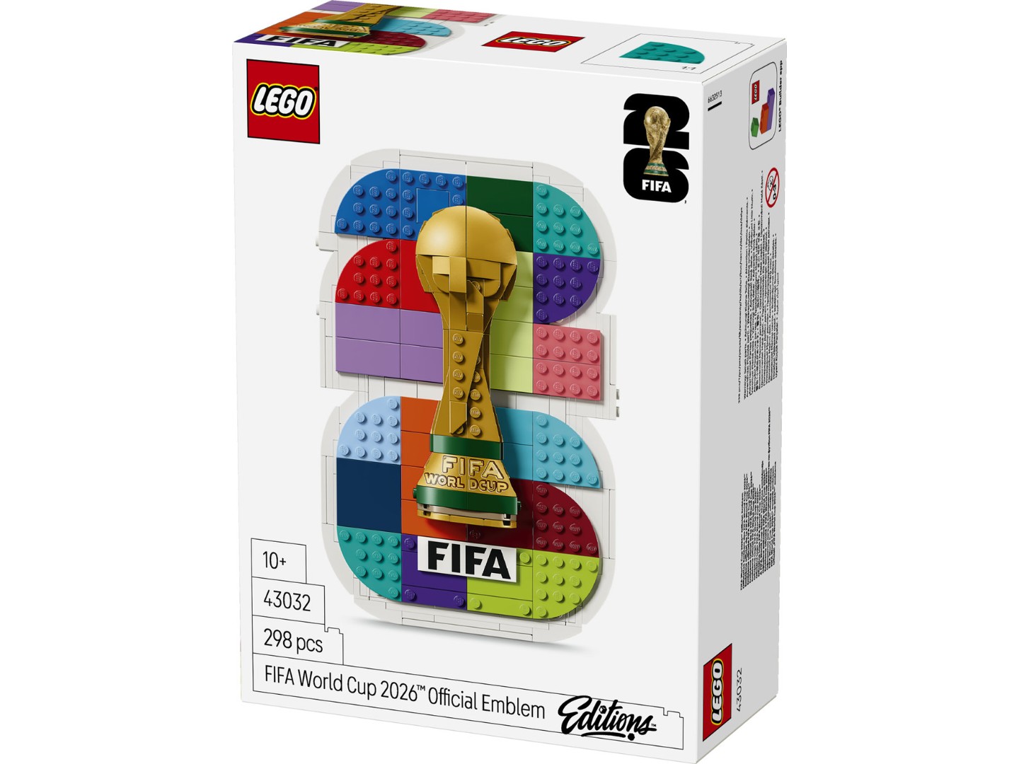 Конструктор LEGO Editions Football Офіційна емблема FIFA World Cup 2026™ (43032) — фото 12