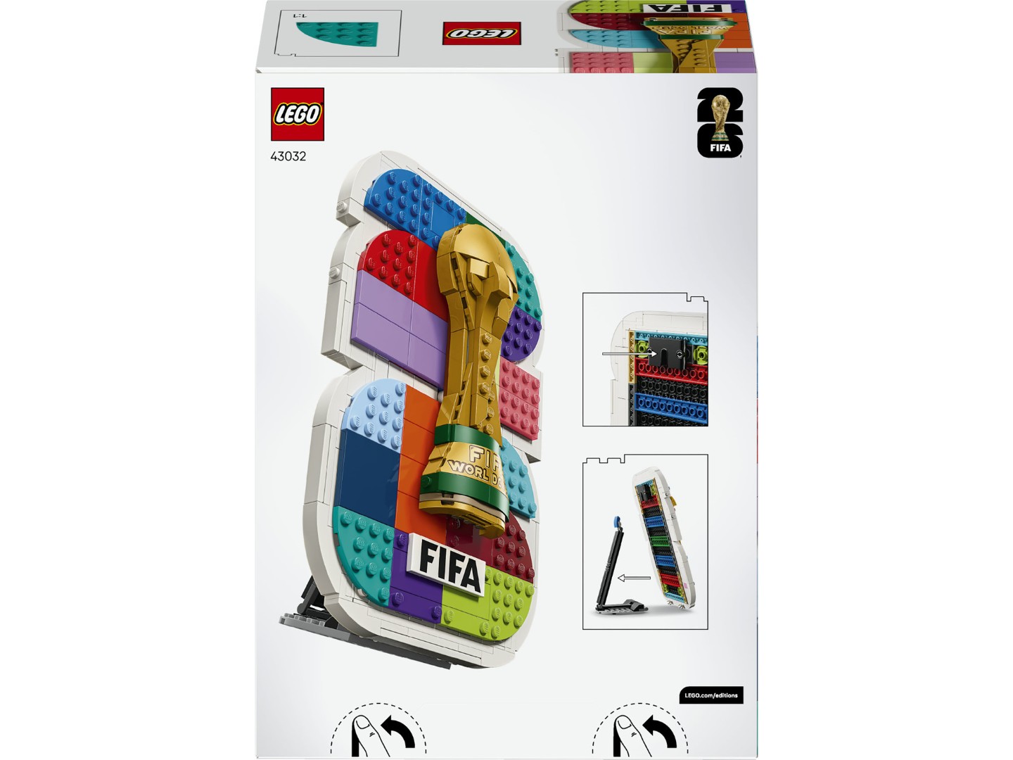 Конструктор LEGO Editions Football Офіційна емблема FIFA World Cup 2026™ (43032) — фото 2