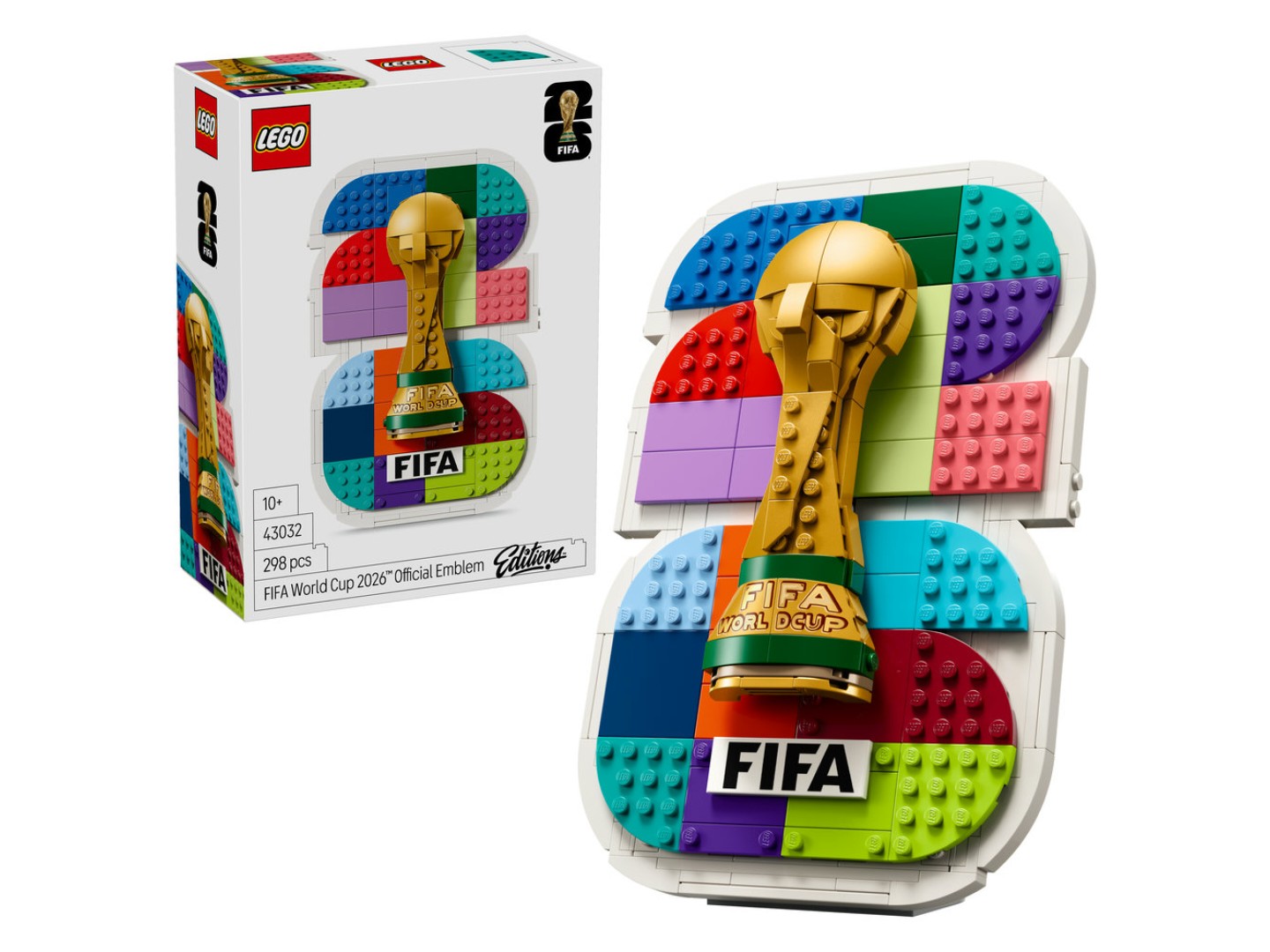 Конструктор LEGO Editions Football Офіційна емблема FIFA World Cup 2026™ (43032) — фото 1