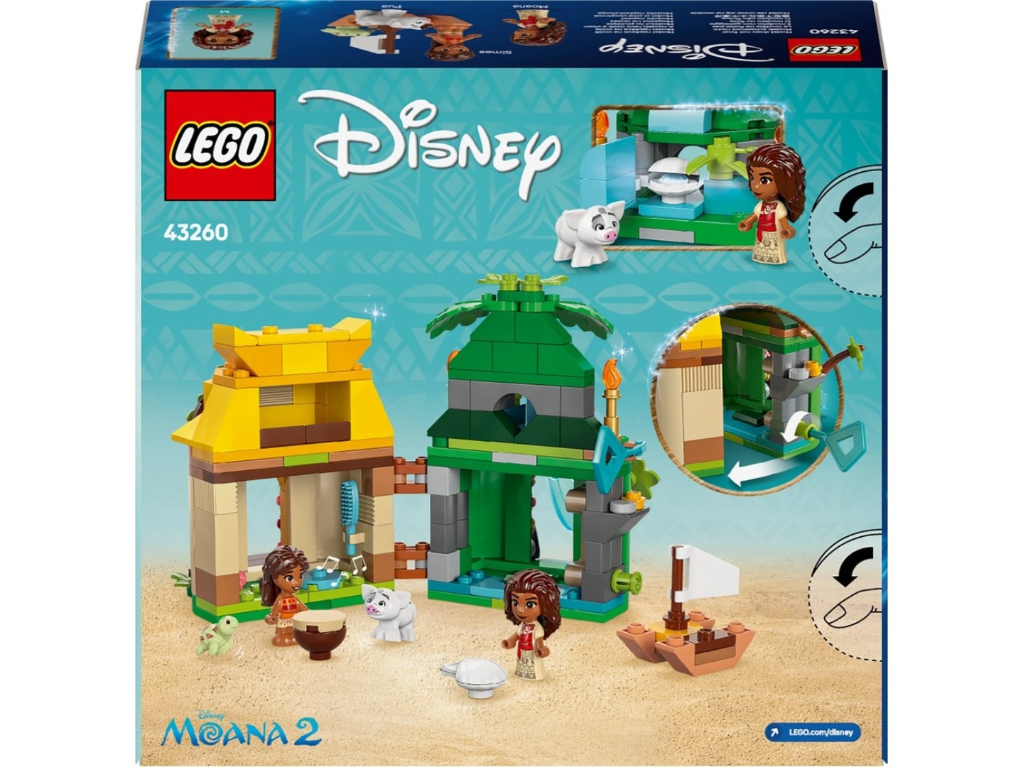 Конструктор LEGO │ Disney Princess Острівні розваги Ваяни (43260) — фото 2