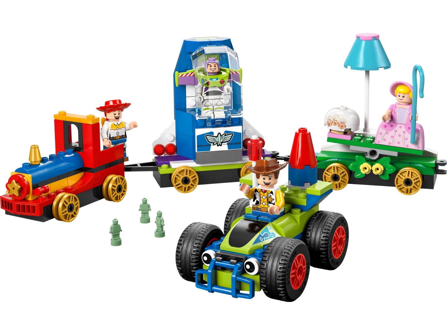 Конструктор LEGO Disney Pixar Святкування з Історії Іграшок: потяг і авто для перегонів (43264) — фото 3
