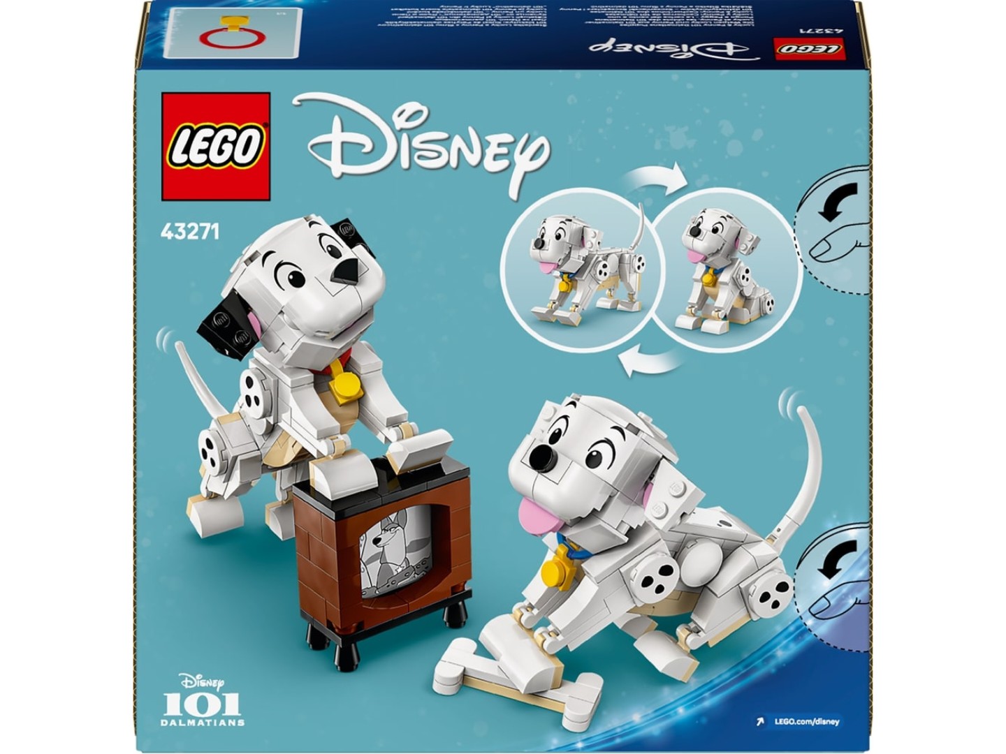 Конструктор LEGO Disney Classic Лакі та Пенні. 101 далматинець (43271) — фото 2