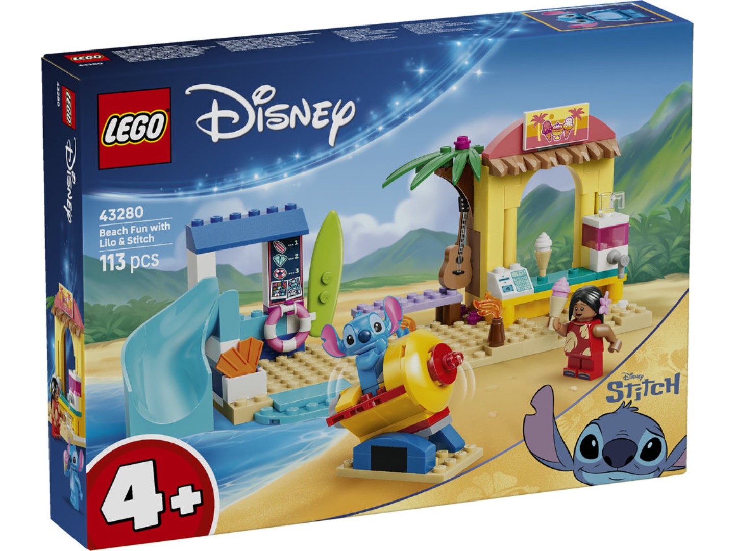 Конструктор LEGO Disney Classic Веселощі на пляжі з Ліло і Стічем (43280) — фото 11