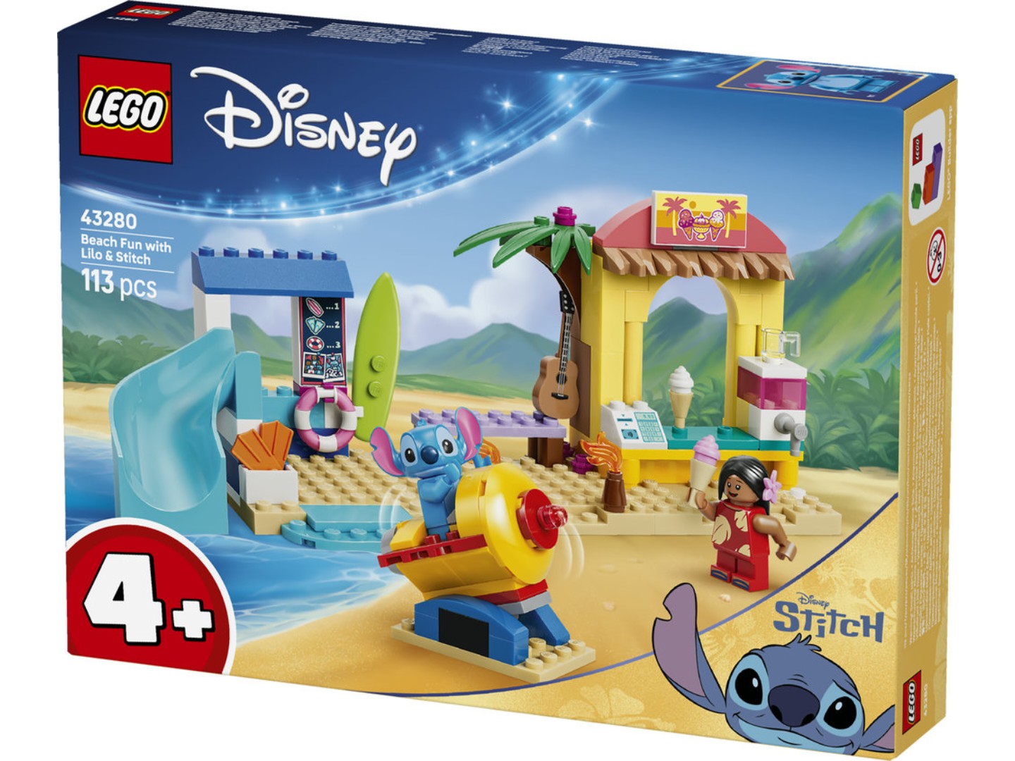 Конструктор LEGO Disney Classic Веселощі на пляжі з Ліло і Стічем (43280) — фото 13