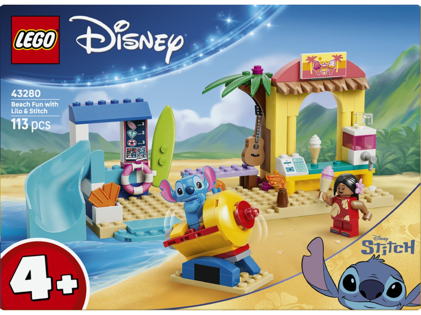 Конструктор LEGO Disney Classic Веселощі на пляжі з Ліло і Стічем (43280) — фото 12
