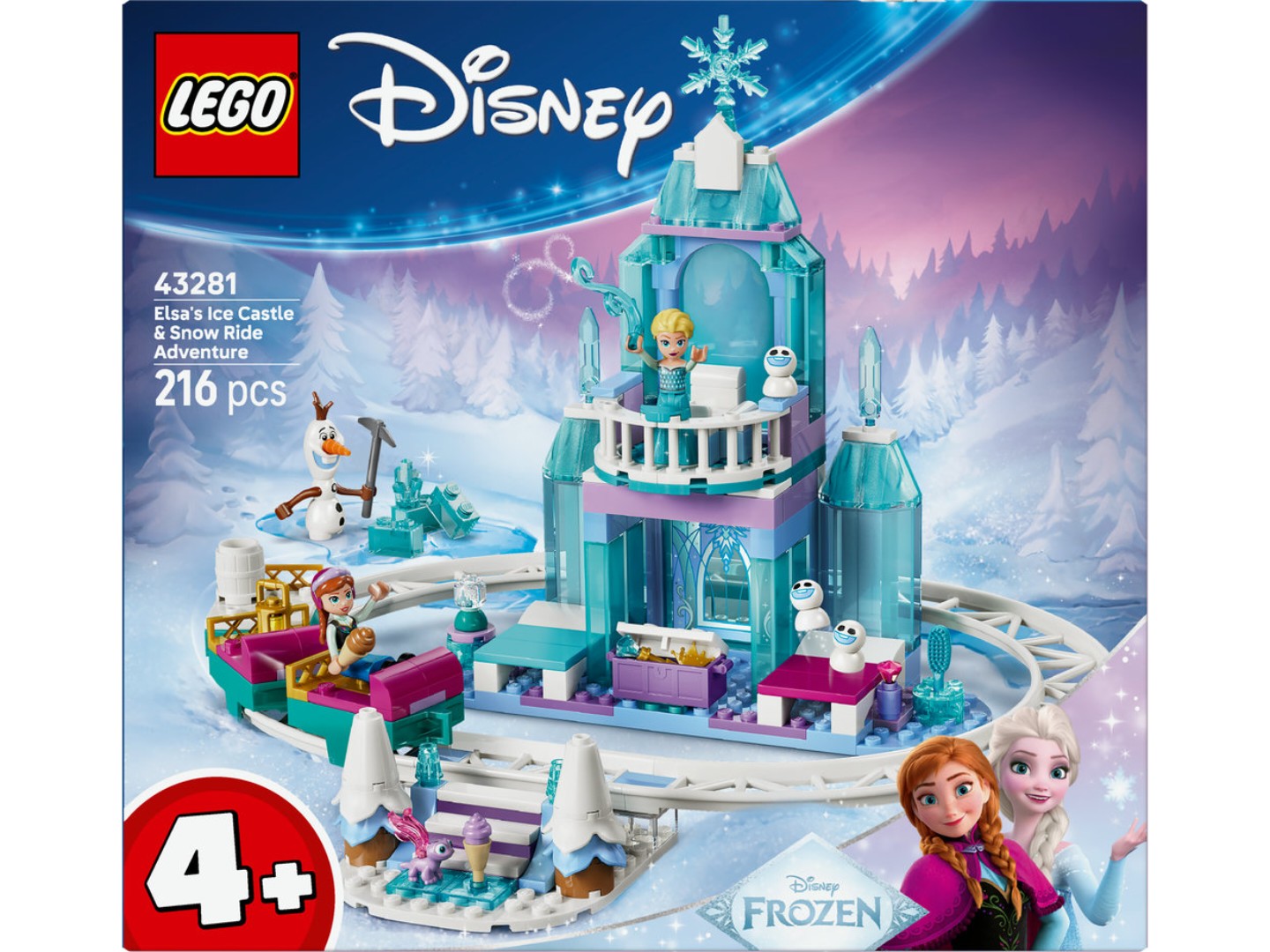 Конструктор LEGO Disney Princess Крижаний палац Ельзи та веселе катання на санчатах (43281) — фото 13
