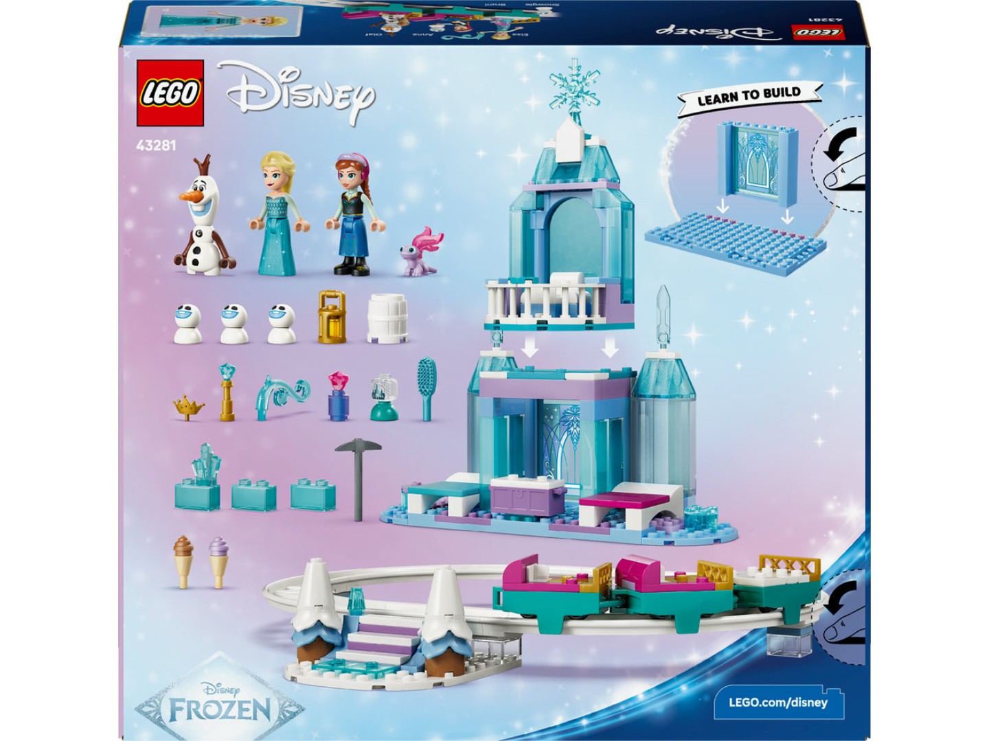 Конструктор LEGO Disney Princess Крижаний палац Ельзи та веселе катання на санчатах (43281) — фото 2