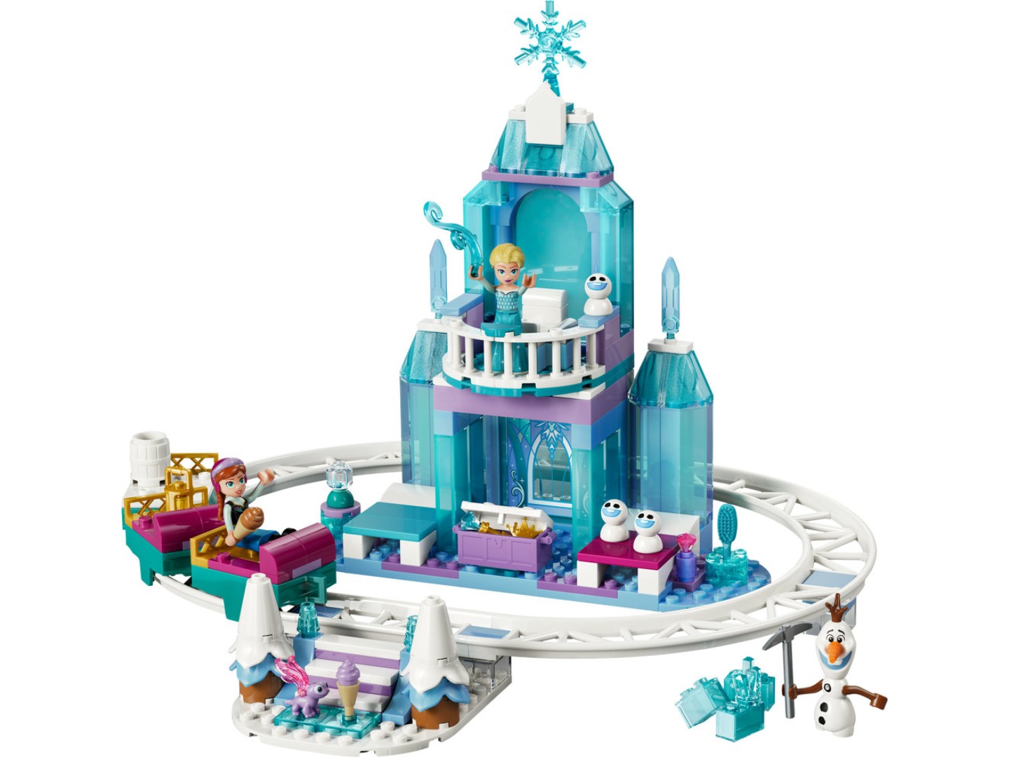 Конструктор LEGO Disney Princess Крижаний палац Ельзи та веселе катання на санчатах (43281) — фото 3
