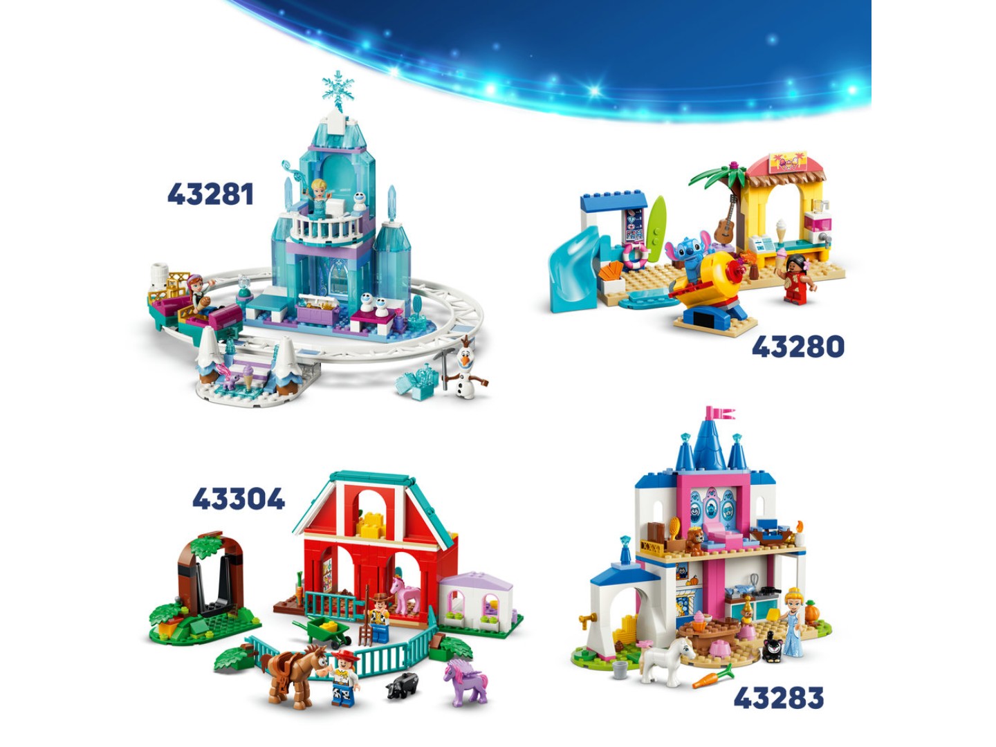 Конструктор LEGO Disney Classic Веселощі на пляжі з Ліло і Стічем (43280) — фото 9