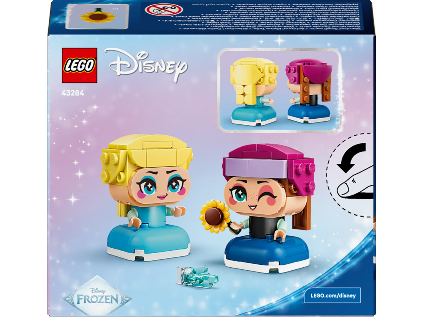 Конструктор LEGO Disney Princess Мініпринцеси Анна та Ельза (43284) — фото 2