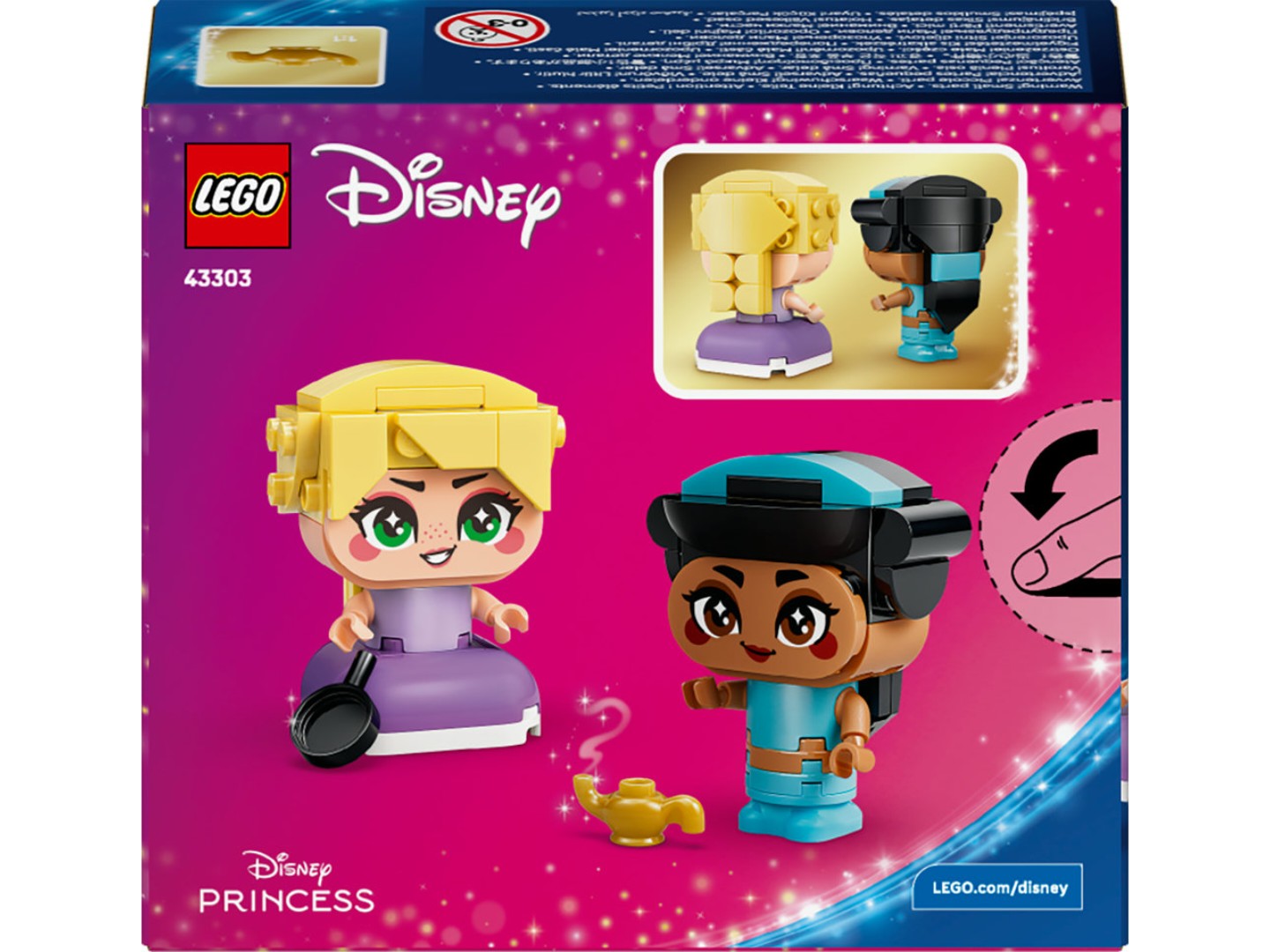 Конструктор LEGO Disney Princess Мініпринцеси Жасмін і Рапунцель (43303) — фото 2