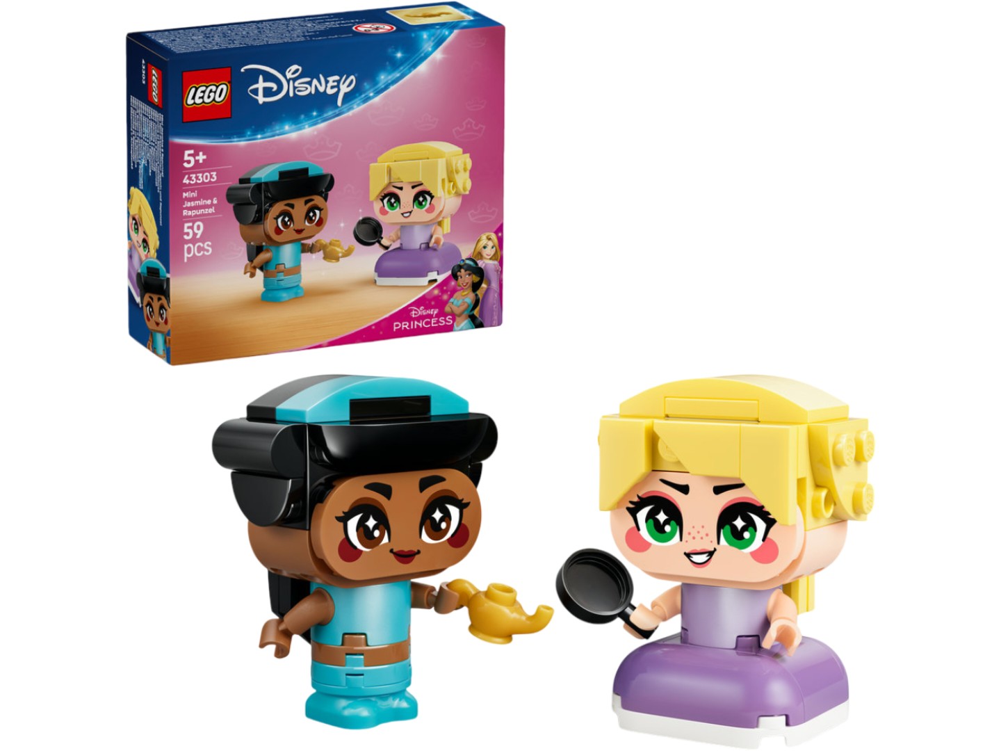 Конструктор LEGO Disney Princess Мініпринцеси Жасмін і Рапунцель (43303) — фото 1