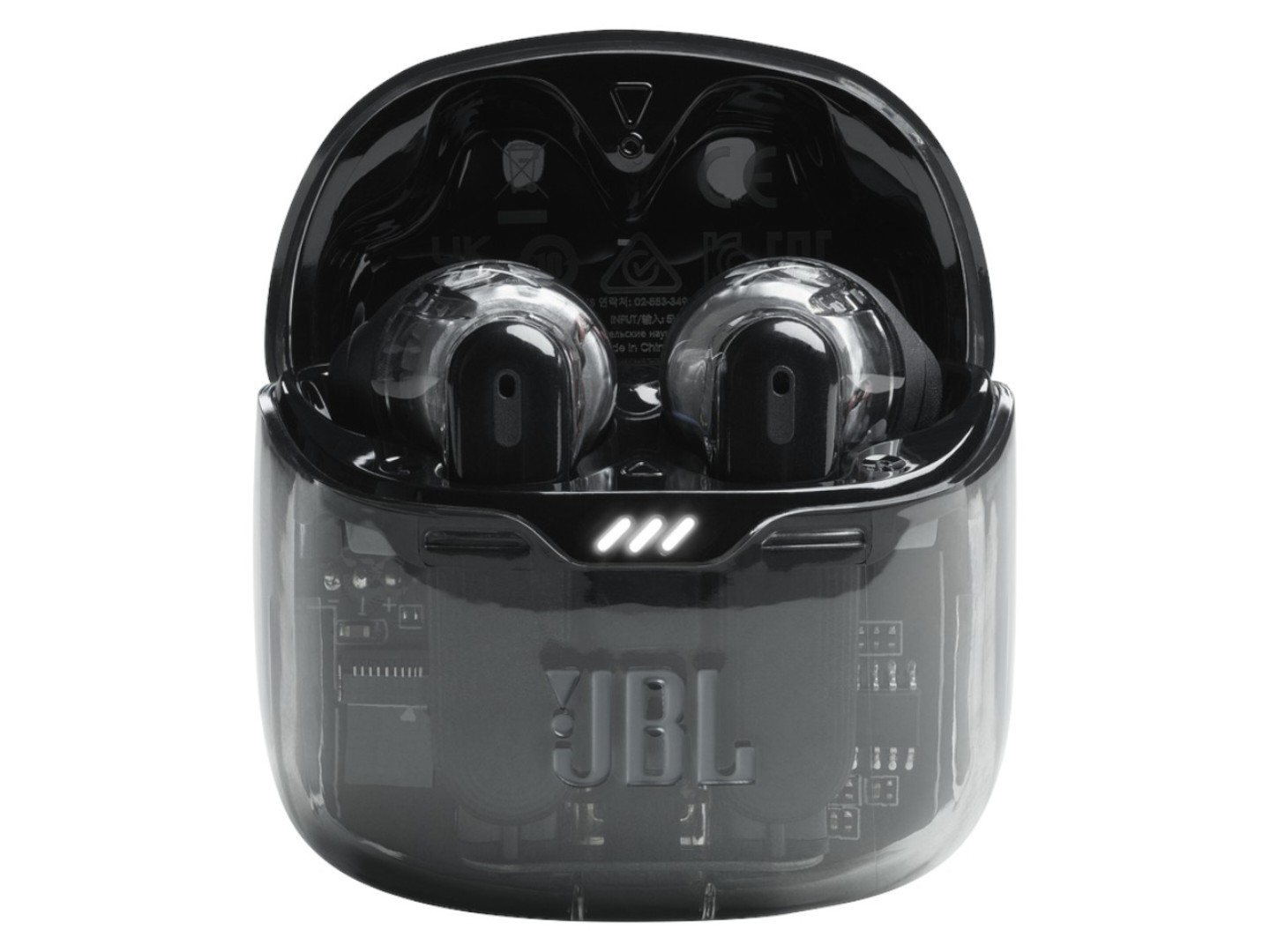 Навушники вкладиші бездротові TWS JBL Tune Flex 2 Ghost Black (JBLTFLEX2GBLK) — фото 3