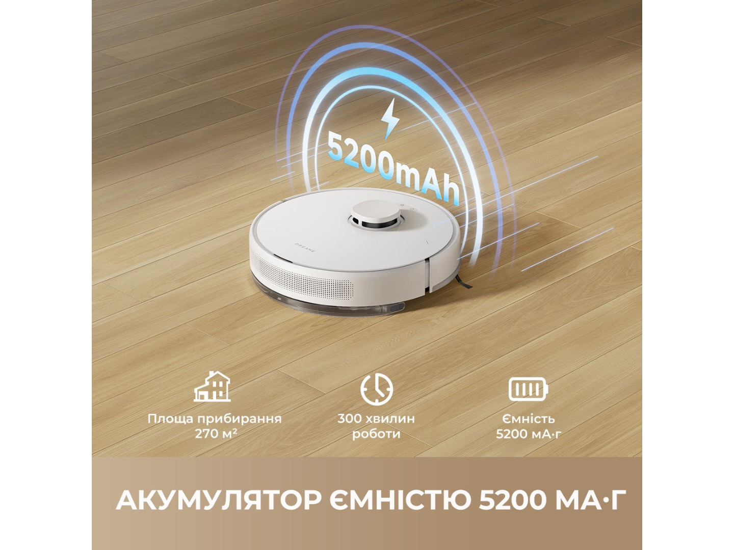 Робот-пилосос миючий Dreame Bot F10 White (RLF11SA) — фото 4