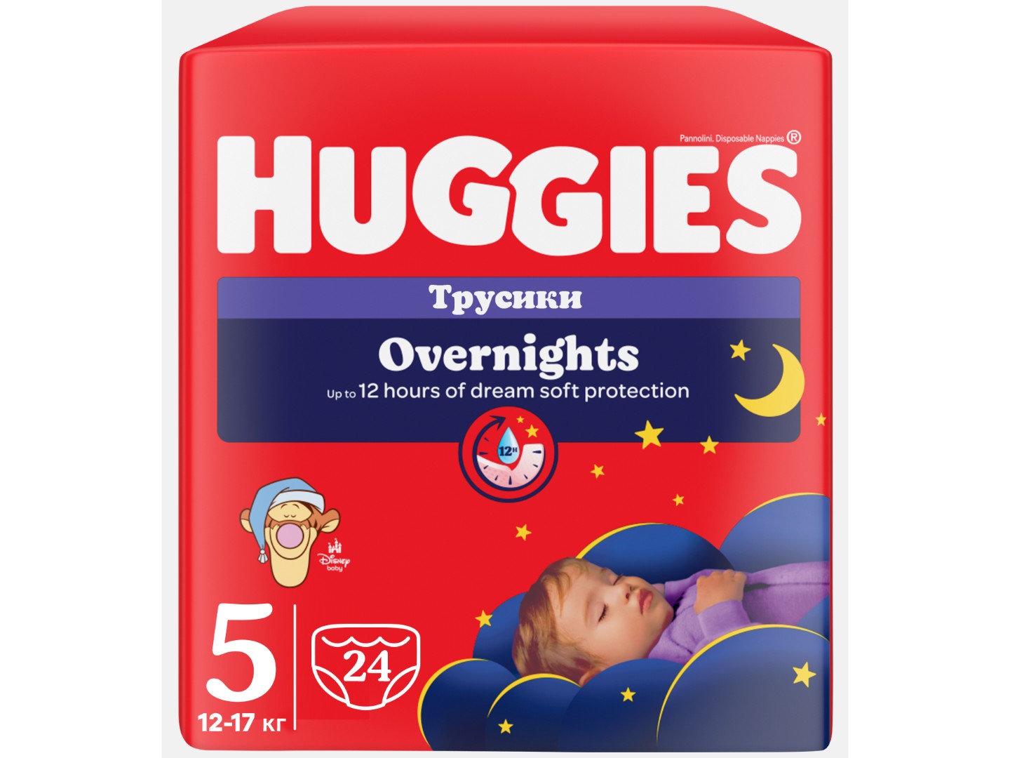 Одноразові підгузки-трусики Huggies Pant Розмір 5 (12-17 кг), 24 шт. (5029053581095)