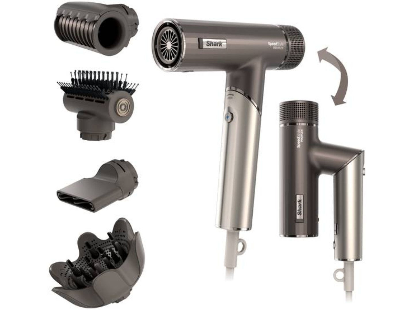 Фен Shark SpeedStyle Pro FLEX 4-in-1 Hair Dryer System (HD542EU)