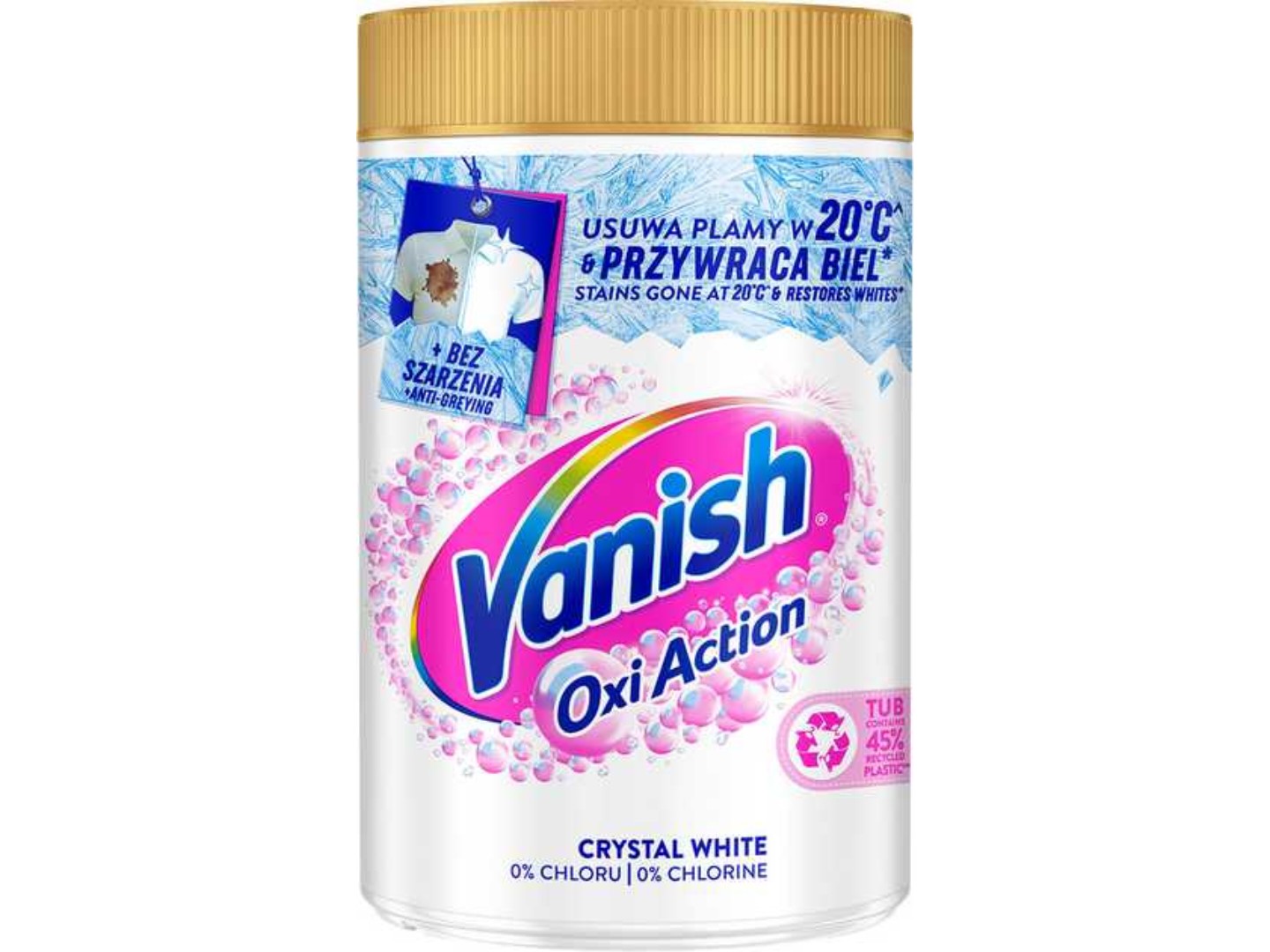 Засіб для видалення плям Vanish Oxi Action і відбілювач 1,4 кг