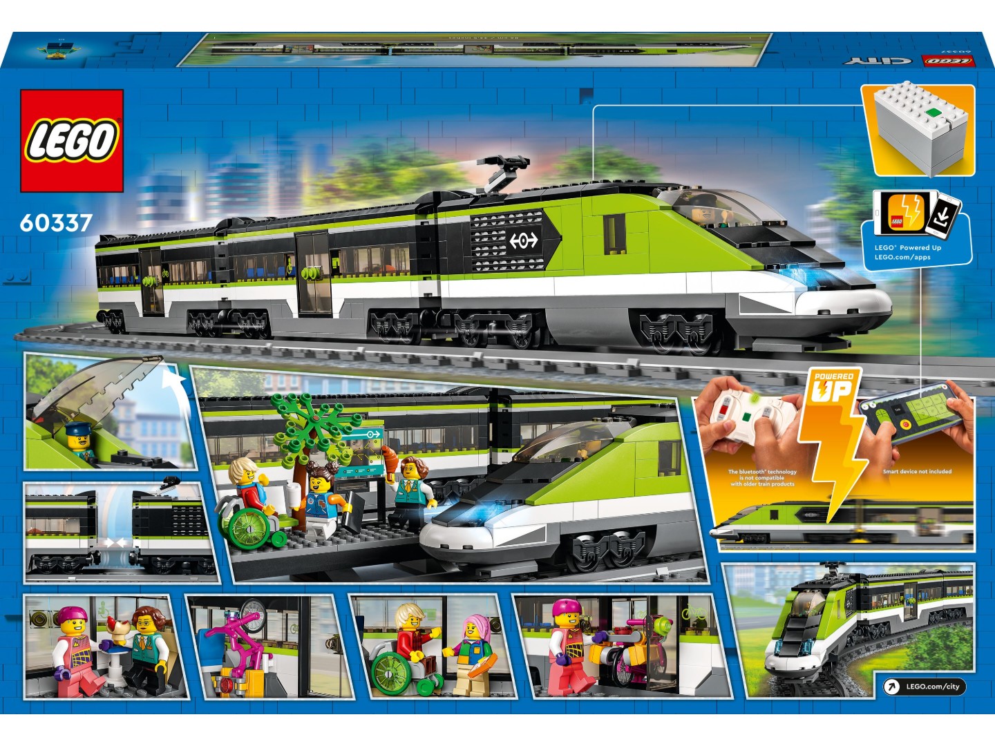 Конструктор LEGO City Trains Пасажирський потяг-експрес (60337) — фото 16