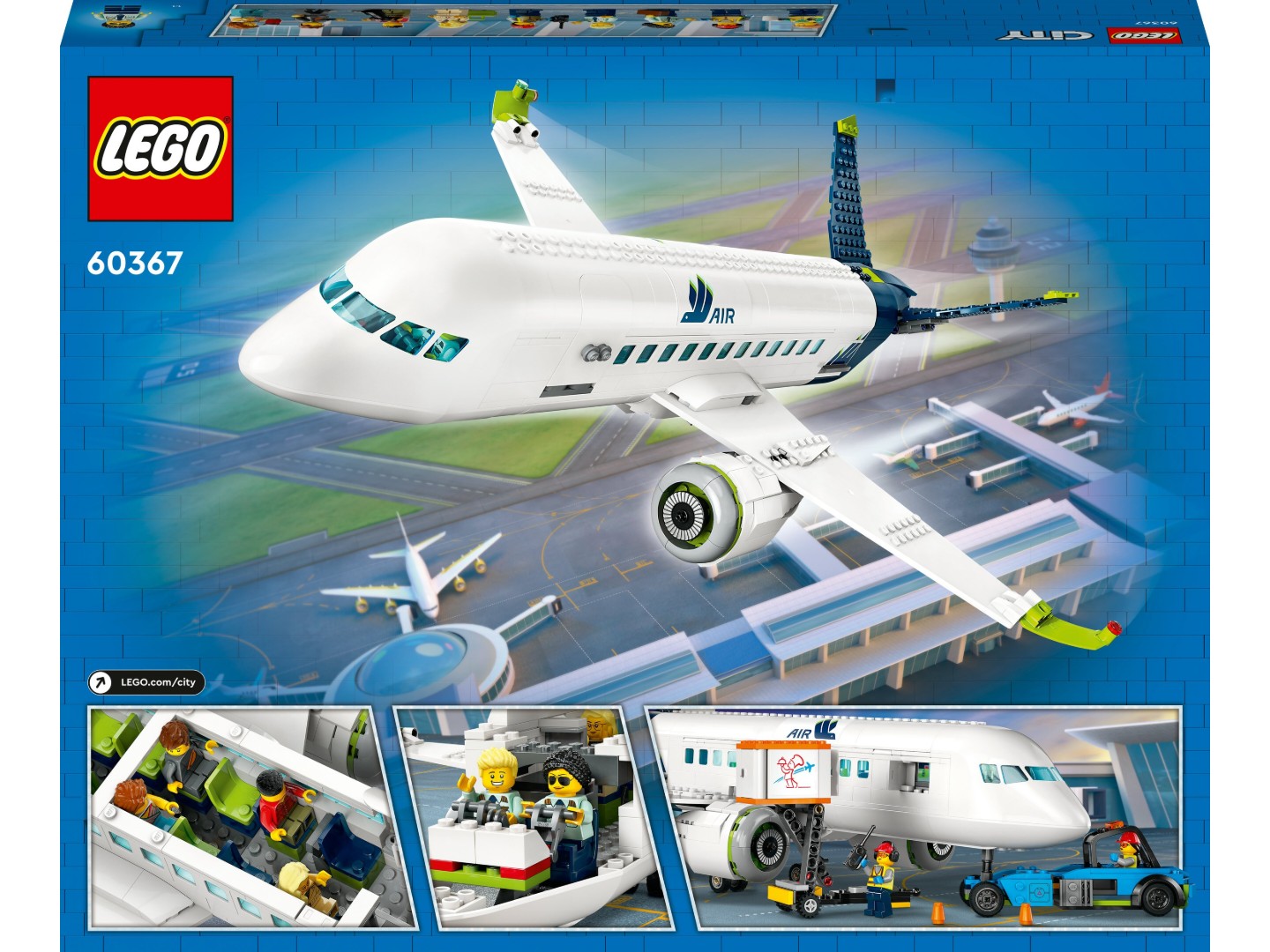 Конструктор LEGO City Пасажирський літак (60367) — фото 13