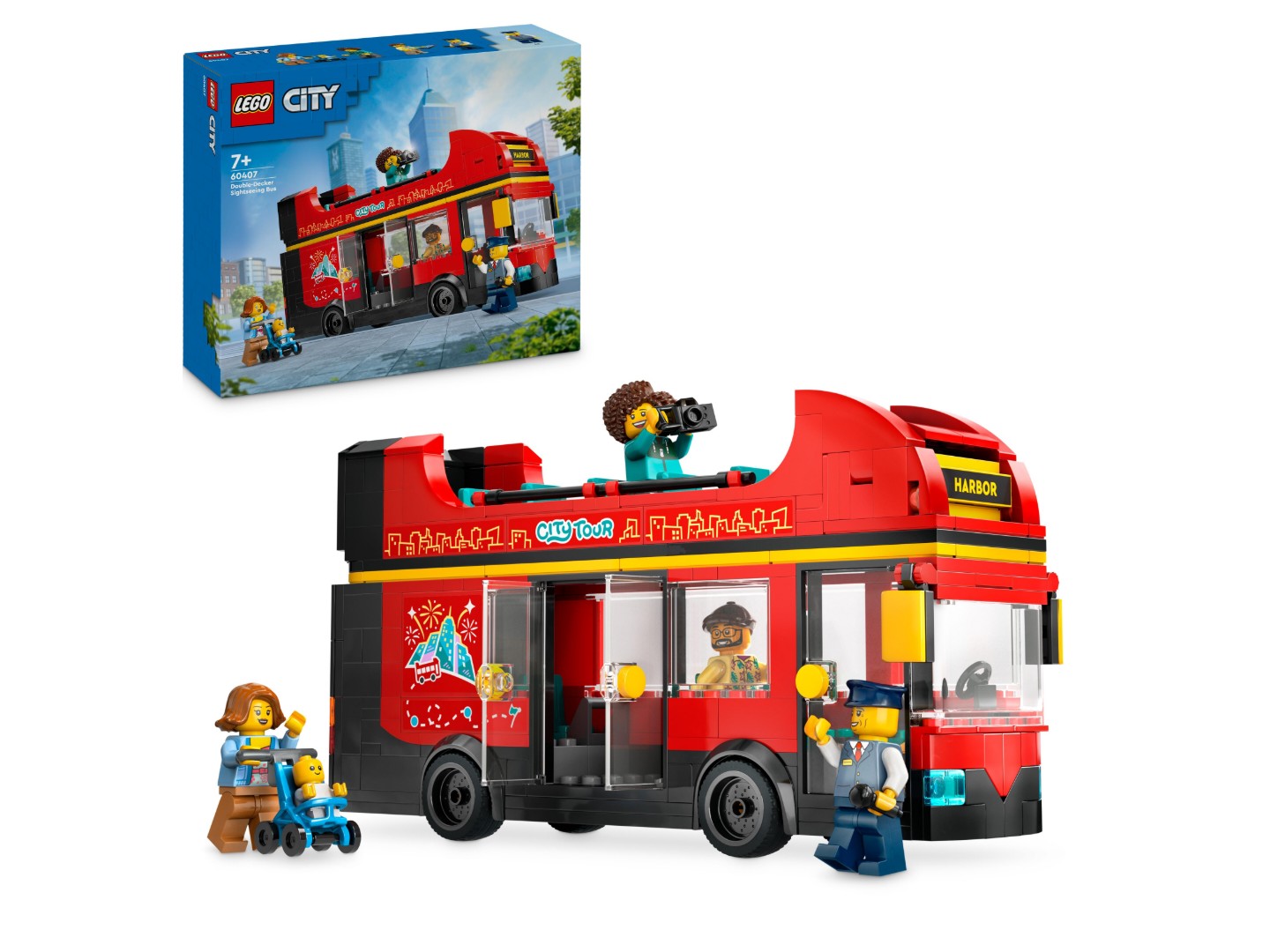 Конструктор LEGO City Червоний двоповерховий екскурсійний автобус (60407) — фото 1
