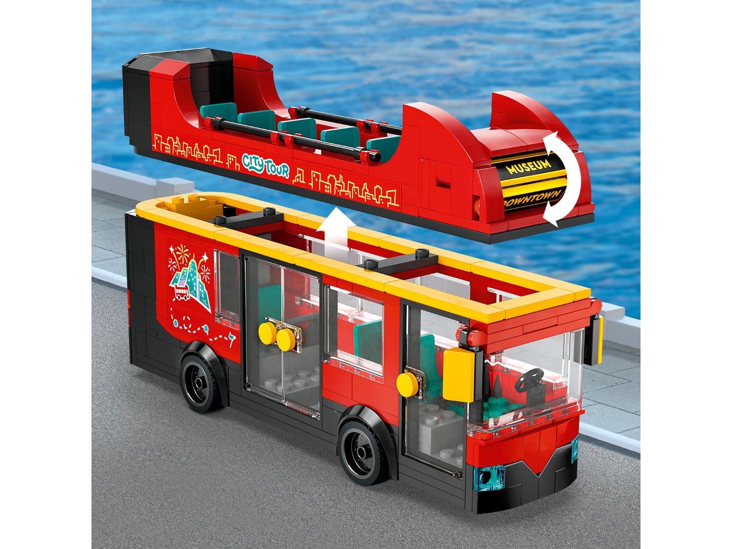 Конструктор LEGO City Червоний двоповерховий екскурсійний автобус (60407) — фото 5