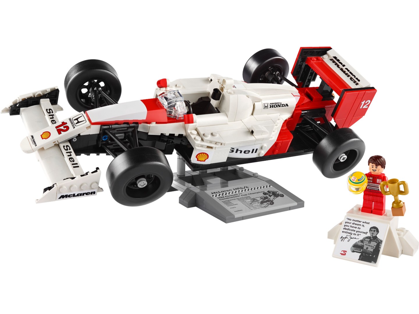 Конструктор LEGO ICONS McLaren MP4/4 і Айртон Сенна (10330) — фото 8