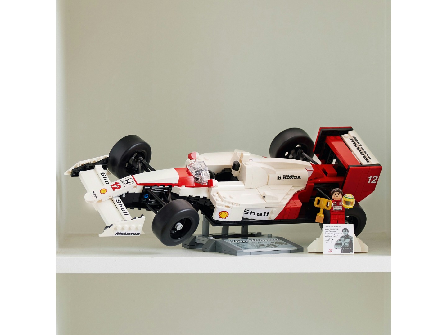 Конструктор LEGO ICONS McLaren MP4/4 і Айртон Сенна (10330) — фото 5