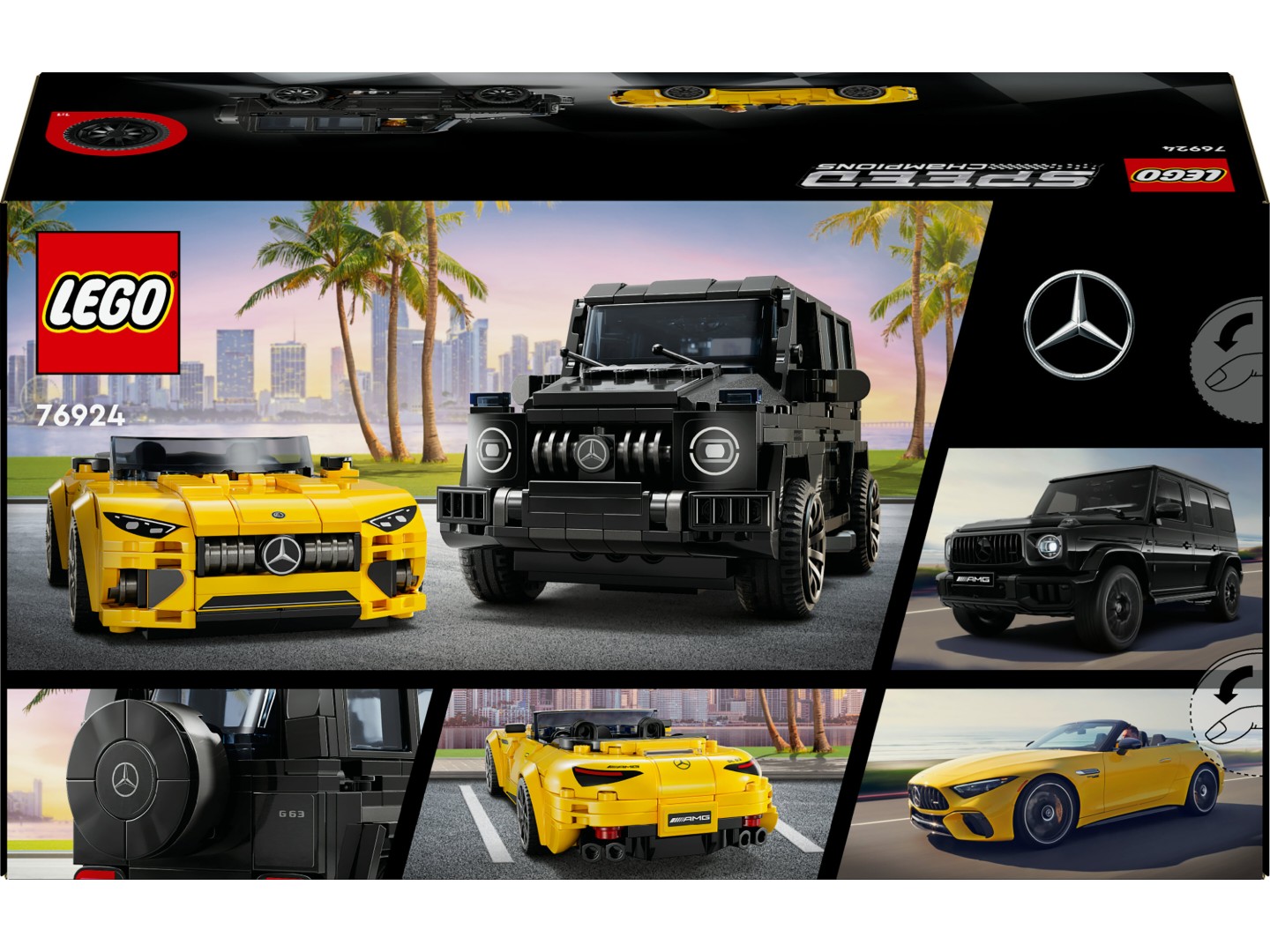 Конструктор LEGO Speed ​​Champions Mercedes-AMG G 63 і Mercedes-AMG SL 63 (76924) — фото 6