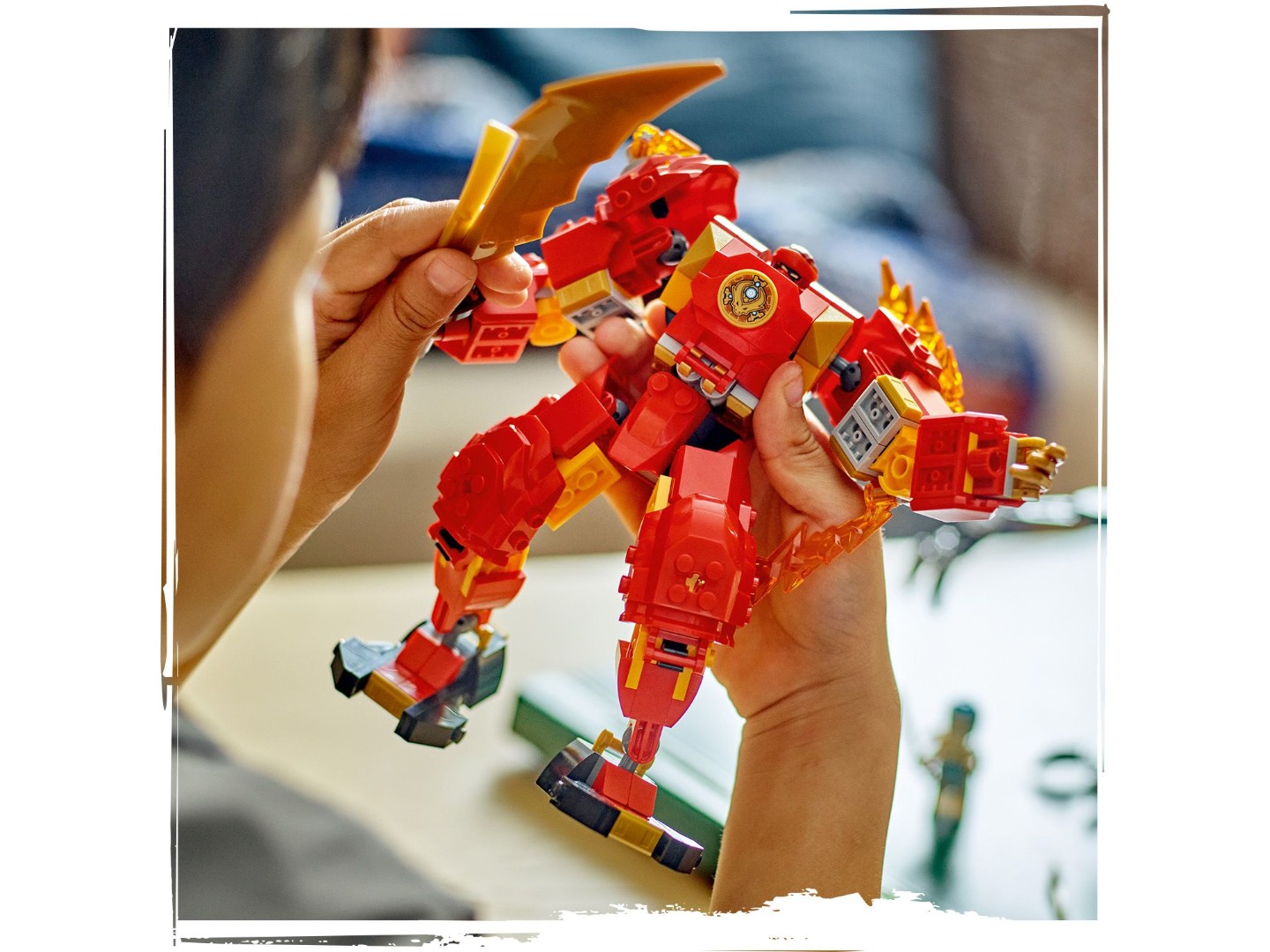 Конструктор LEGO NINJAGO Робот вогняної стихії Кая (71808) — фото 5