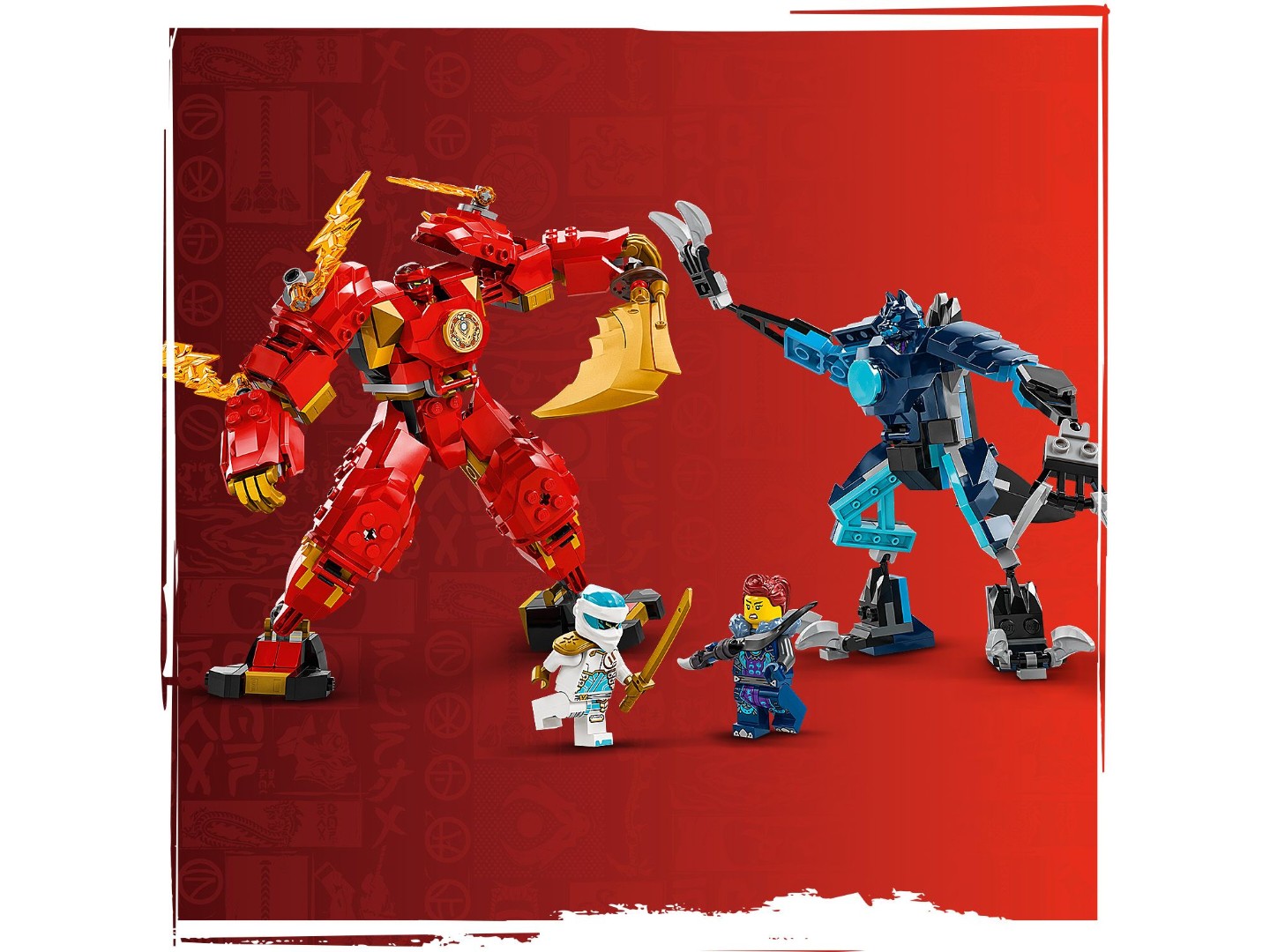 Конструктор LEGO NINJAGO Робот вогняної стихії Кая (71808) — фото 7