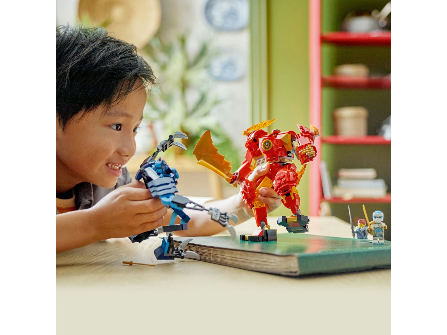 Конструктор LEGO NINJAGO Робот вогняної стихії Кая (71808) — фото 2