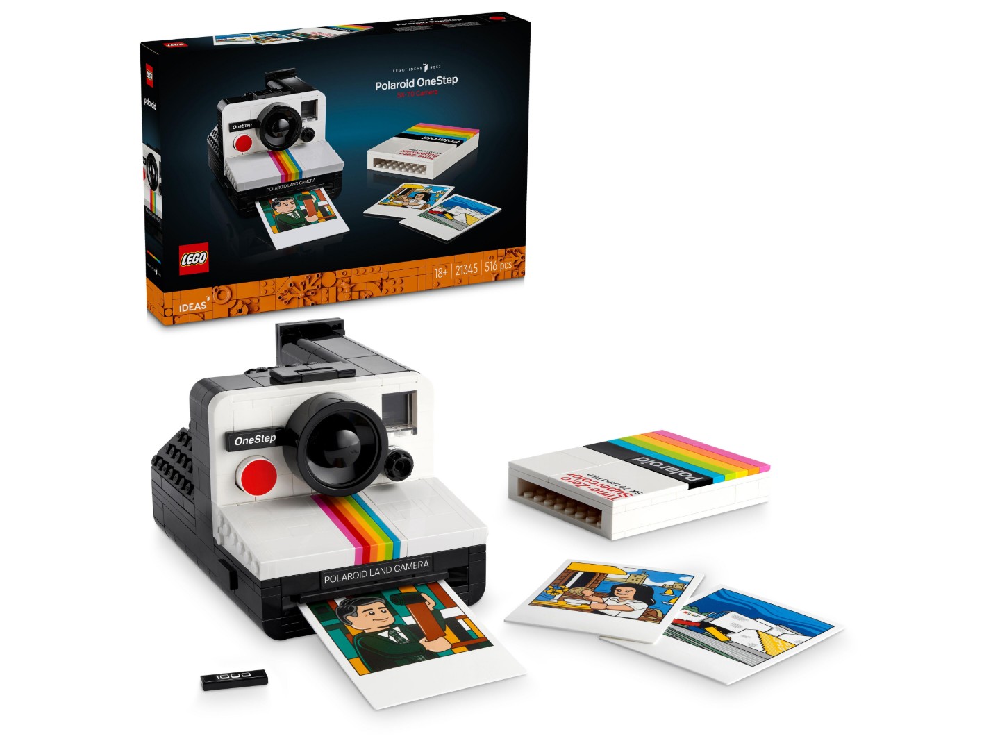 Конструктор LEGO Ideas Фотоапарат Polaroid OneStep SX-70 (21345) — фото 1