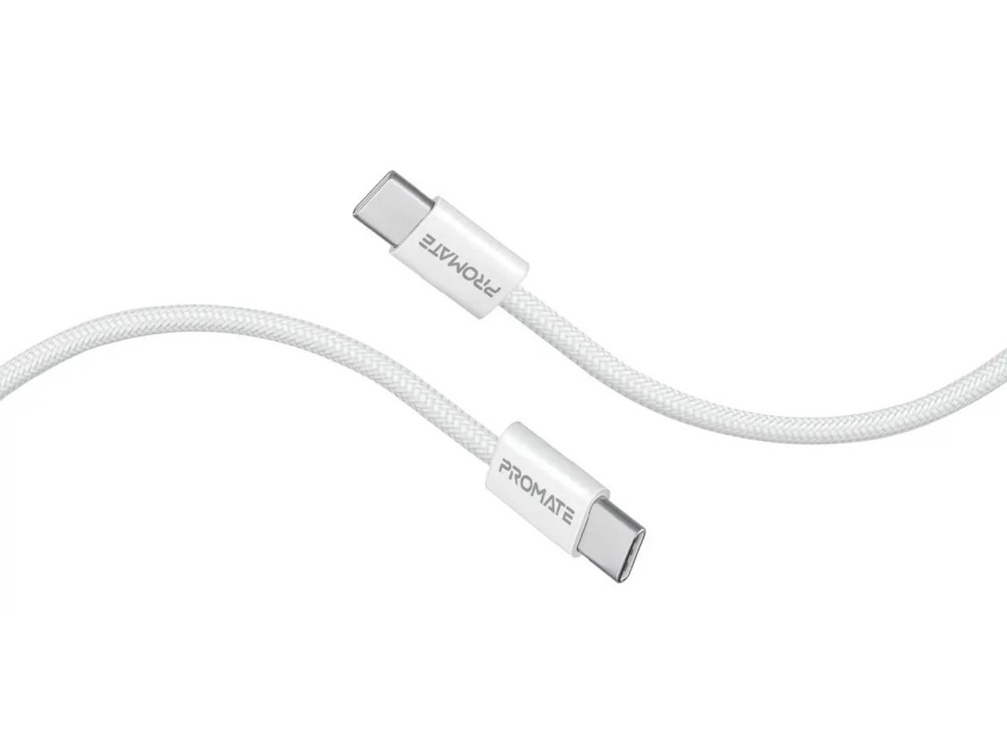 Кабель Promate Type-C - USB Type-C (ecoline-cc200.white)