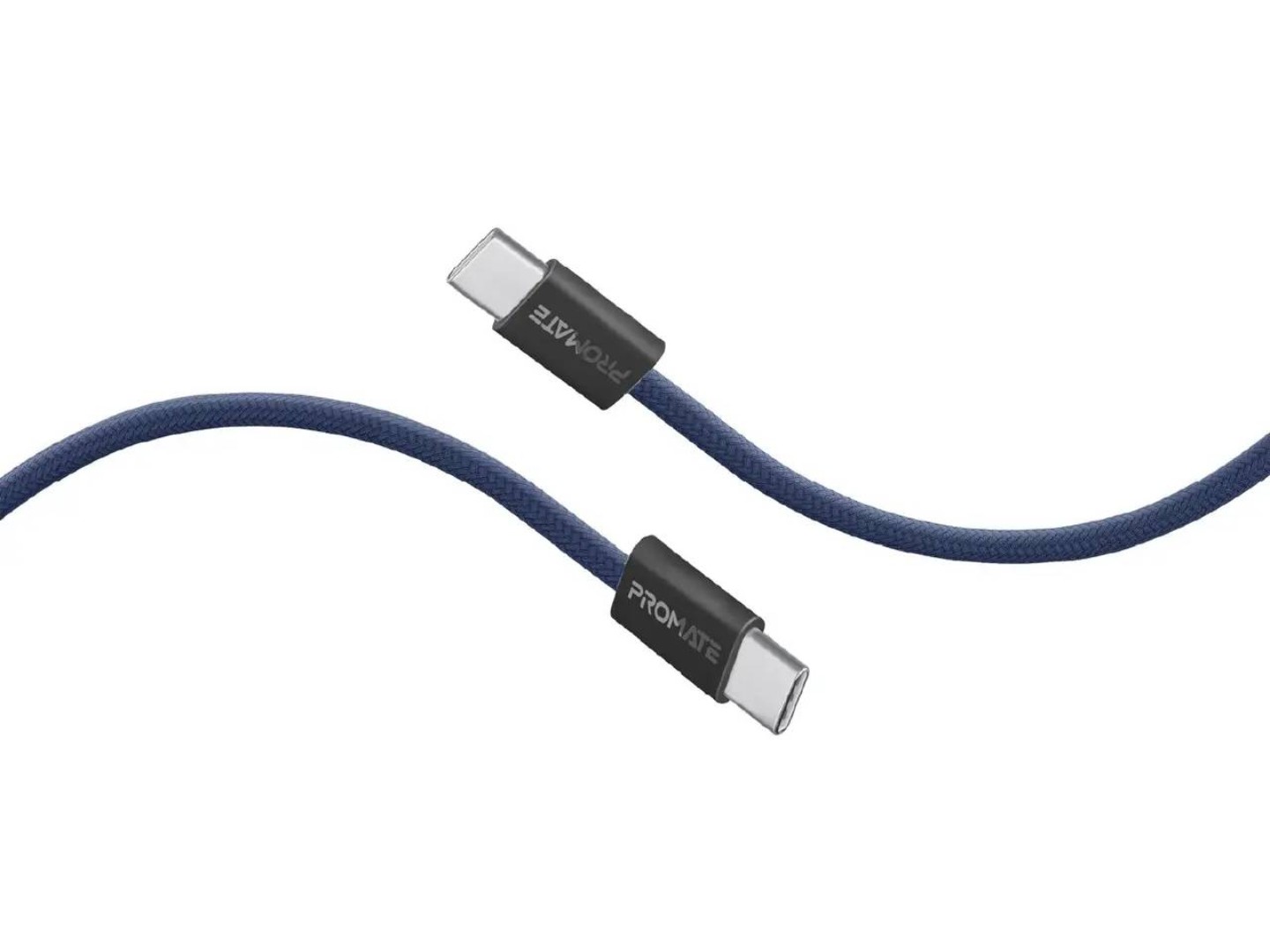 Кабель Promate Type-C - USB Type-C (ecoline-cc200.navy)